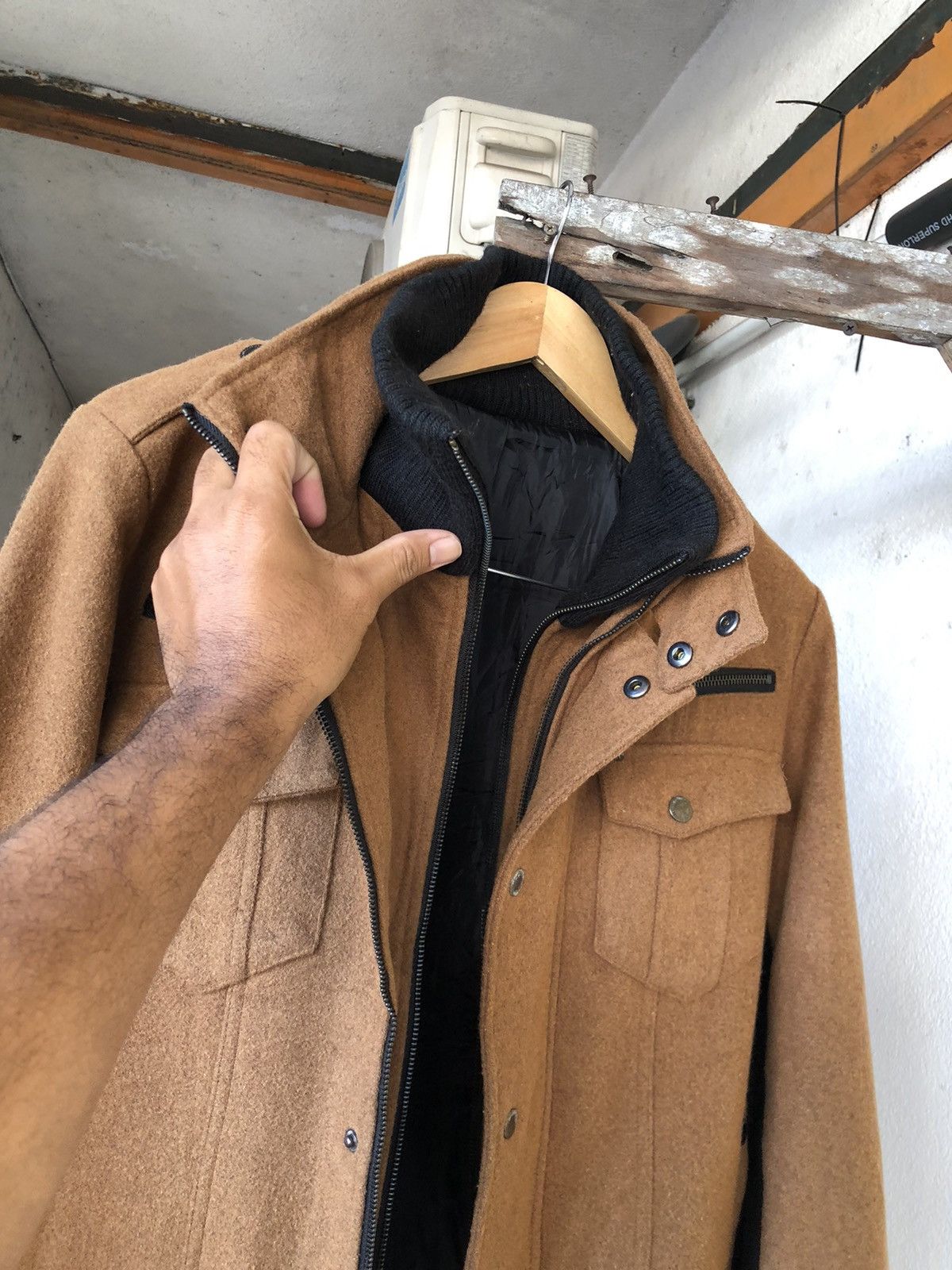 Japanese Brand SemanticDesign Bondage Punk Double Wool Zipper Jacket Size US L / EU 52-54 / 3 - 12 Thumbnail