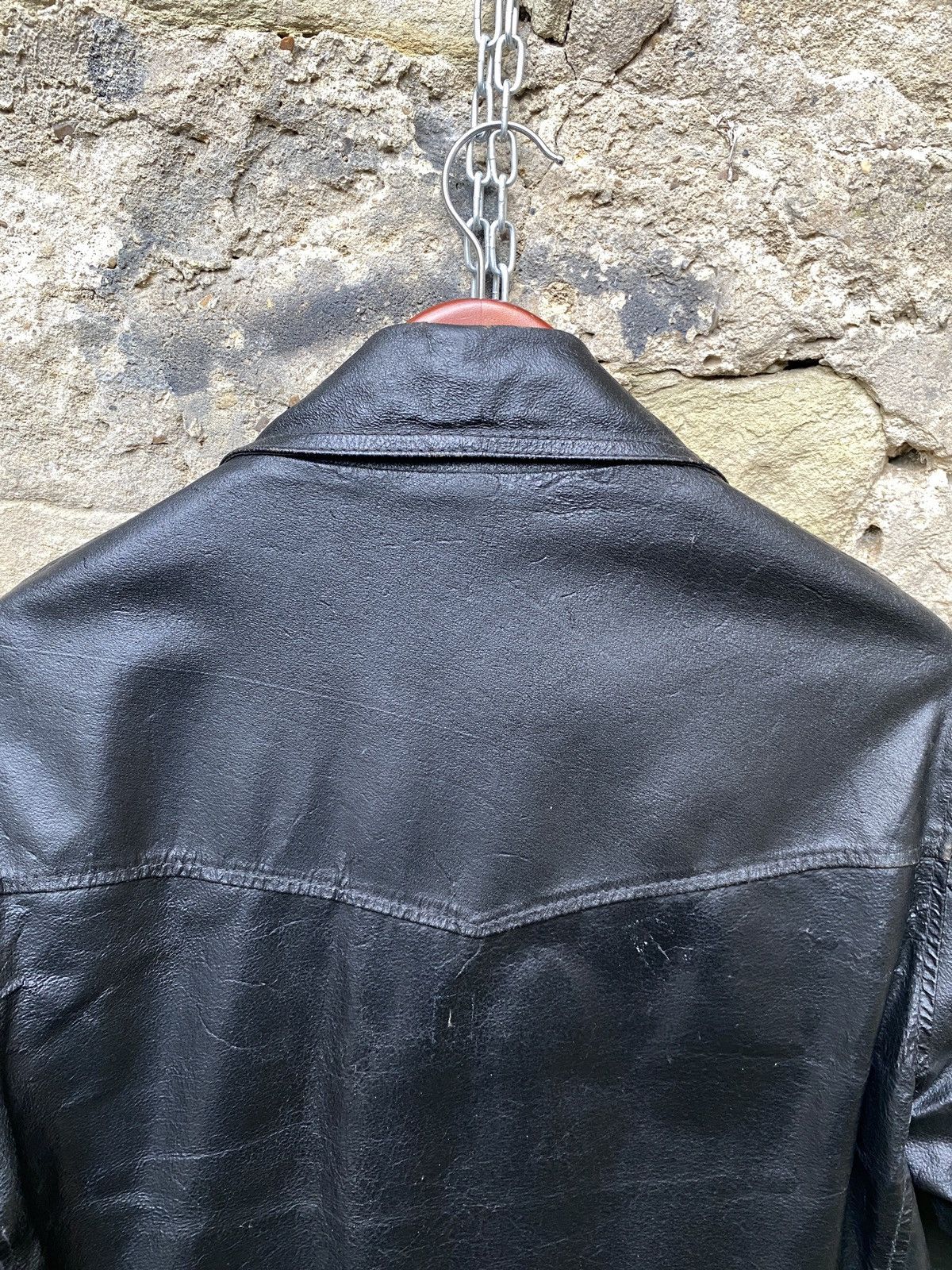 Vintage Rare Vintage 80s Punk Campri Everest Leather Biker Jacket Size US M / EU 48-50 / 2 - 12 Thumbnail