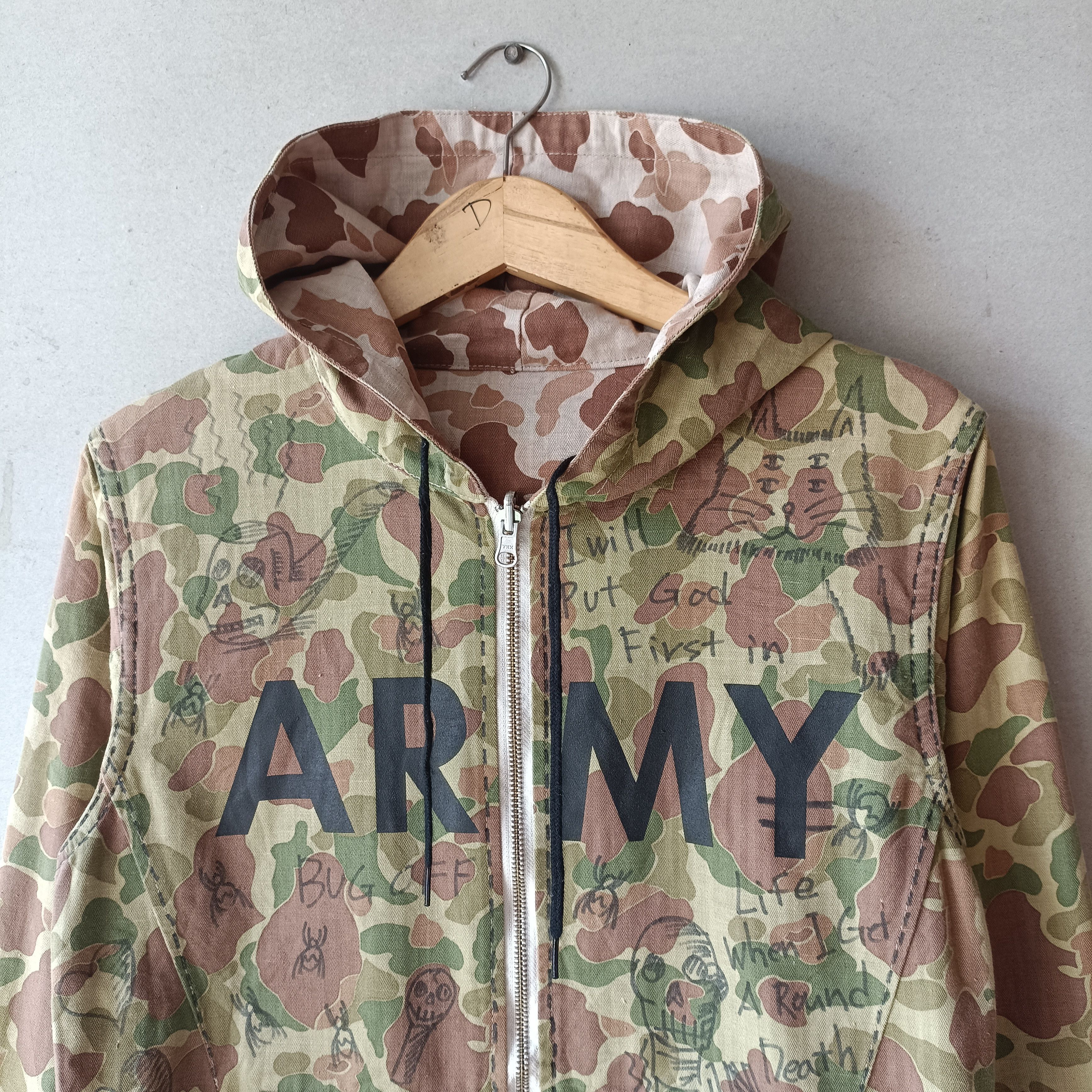 Japanese Brand Armed Japan Duck Hunter Camouflag Reversible Jacket Size US S / EU 44-46 / 1 - 2 Thumbnail