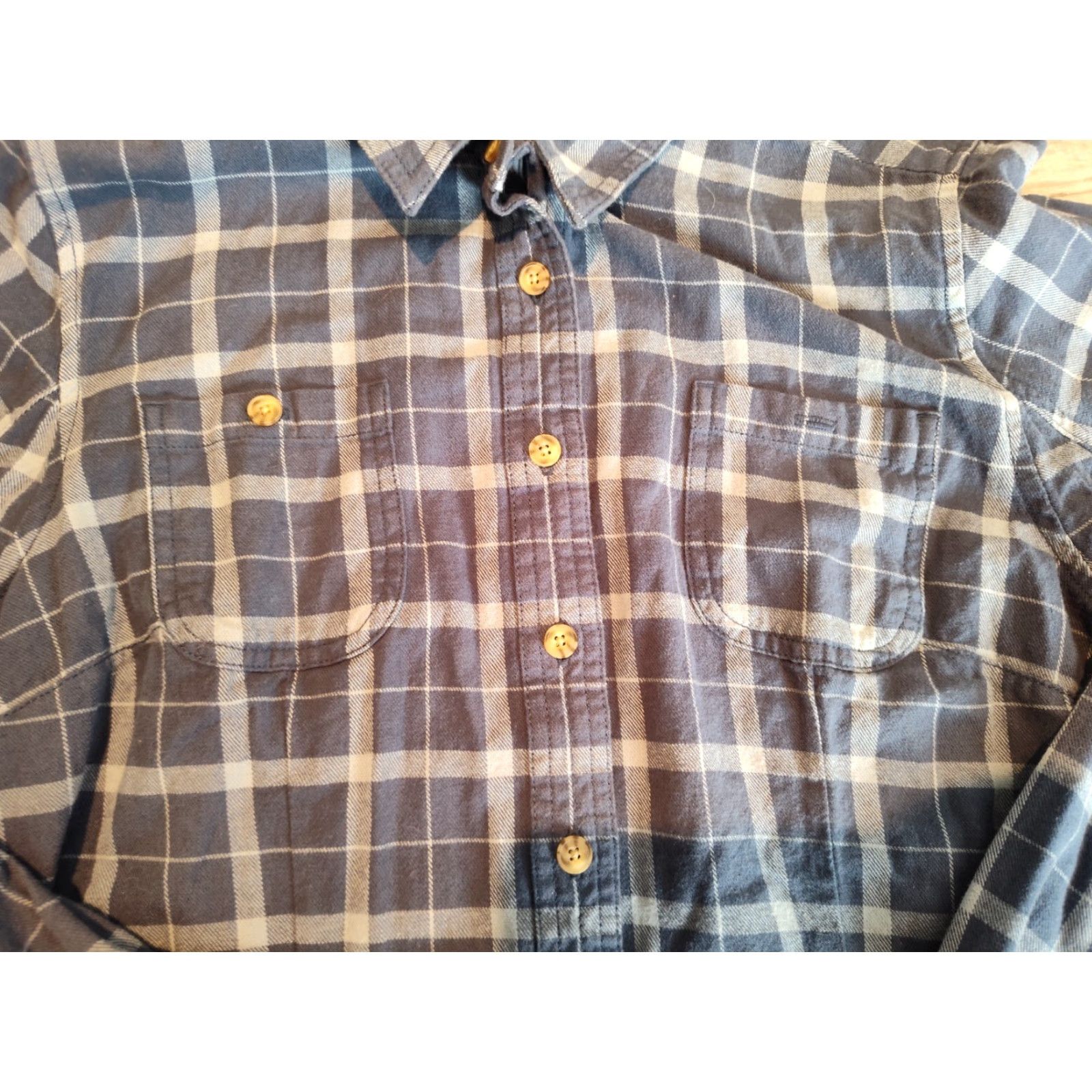 Duluth Trading Company DULUTH TRADING CO Plaid Long Sleeve Button-Up Shirt Womens Medium Multicolor Cotton Size M / US 6-8 / IT 42-44 - 7 Thumbnail