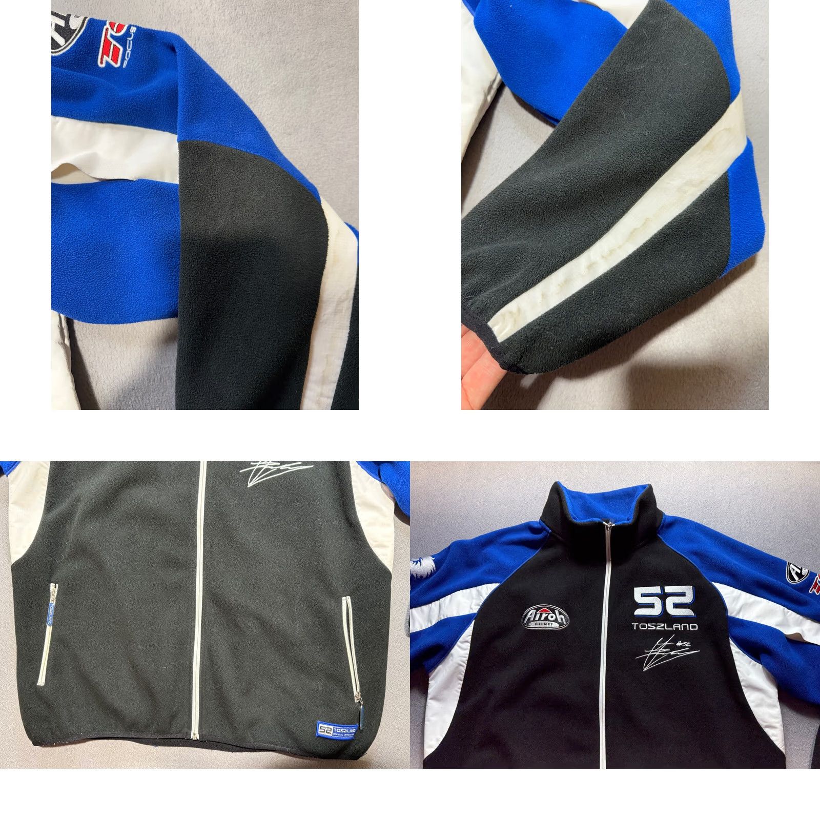 Vintage Toszland 52 Racing Fleece Black Zip Jacket mens XL Size XL Jacket Fleece Polyester Black Racing Size US XL / EU 56 / 4 - 9 Thumbnail