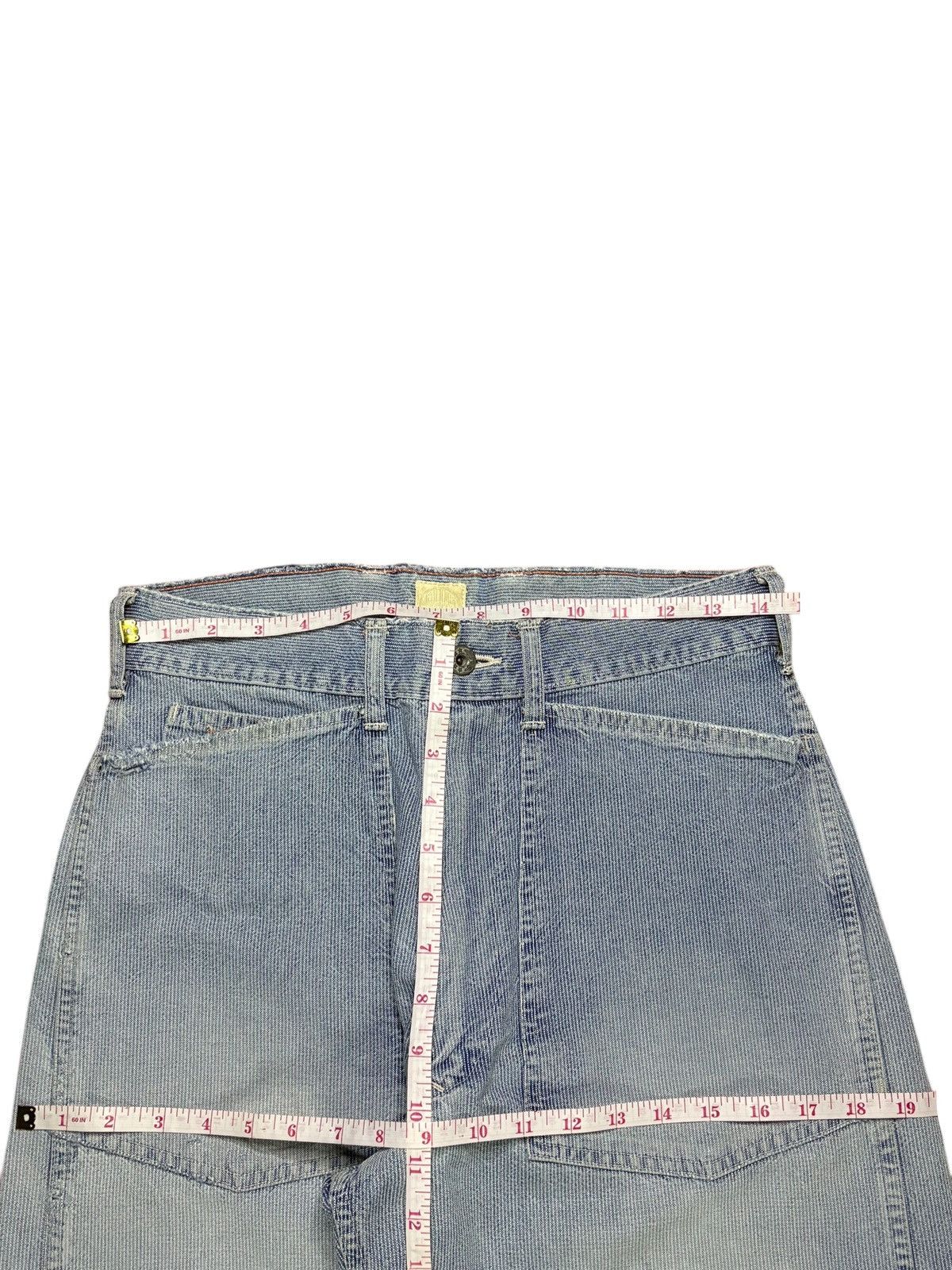 Japanese Brand Vintage Japanese Brand Buckle Back Hickory Baggy Jeans Size US 29 - 12 Thumbnail