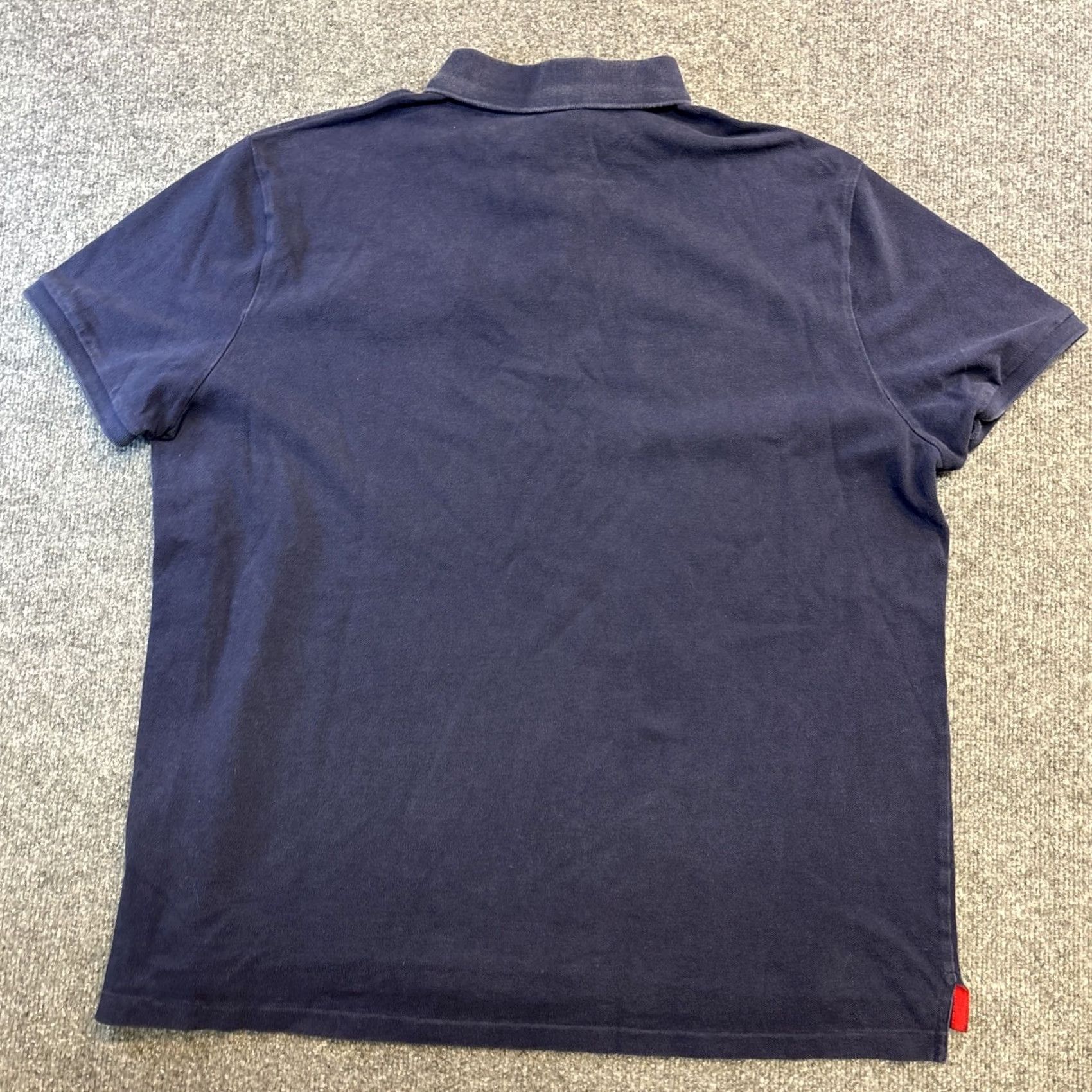 Polo Ralph Lauren Polo Ralph Lauren Polo Shirt Short Sleeve Men XXL Cotton Navy Blue Triple Pony Navy Blue Shirt Mens Size US XXL / EU 58 / 5 - 6 Thumbnail