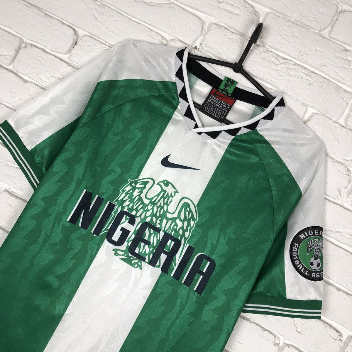 Nike × Vintage Retro Nigeria national team 1996 home jersey vintage nike Size US M / EU 48-50 / 2 - 2 Thumbnail