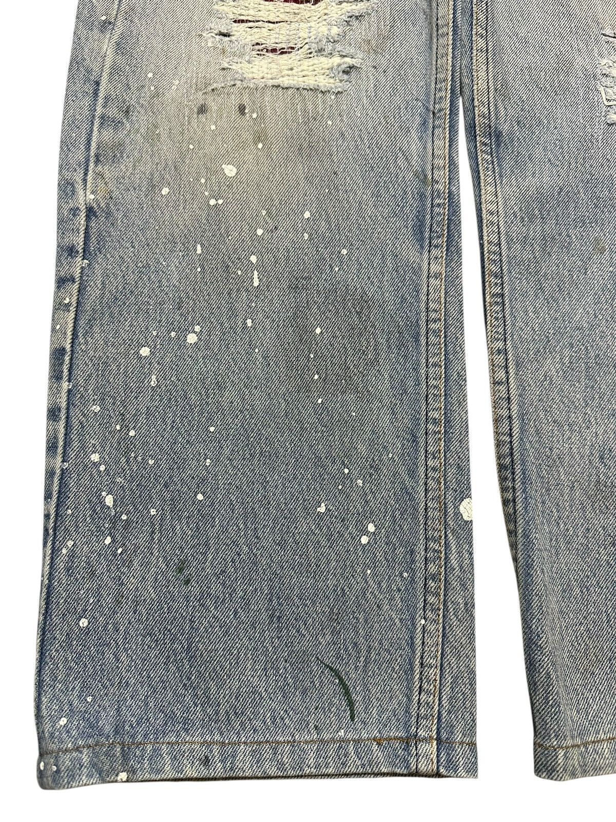 Levi's Vintage 80s Levis 501 Paint Splatter Distressed Jeans Size US 32 / EU 48 - 7 Thumbnail