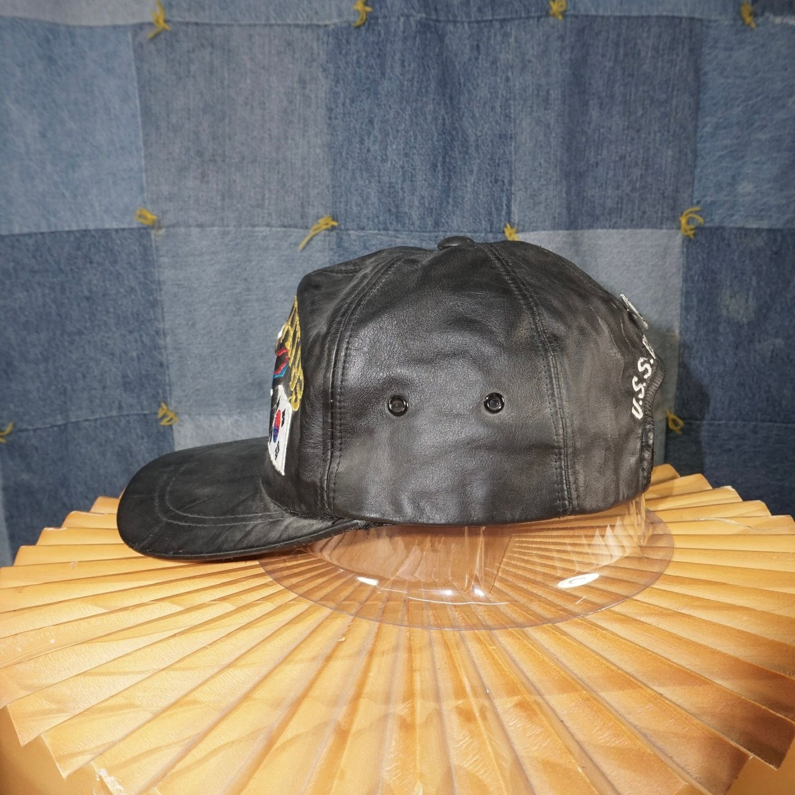 Vintage OSFA - Vintage korea team spirit 1993 embroider leather hat Size ONE SIZE - 3 Thumbnail