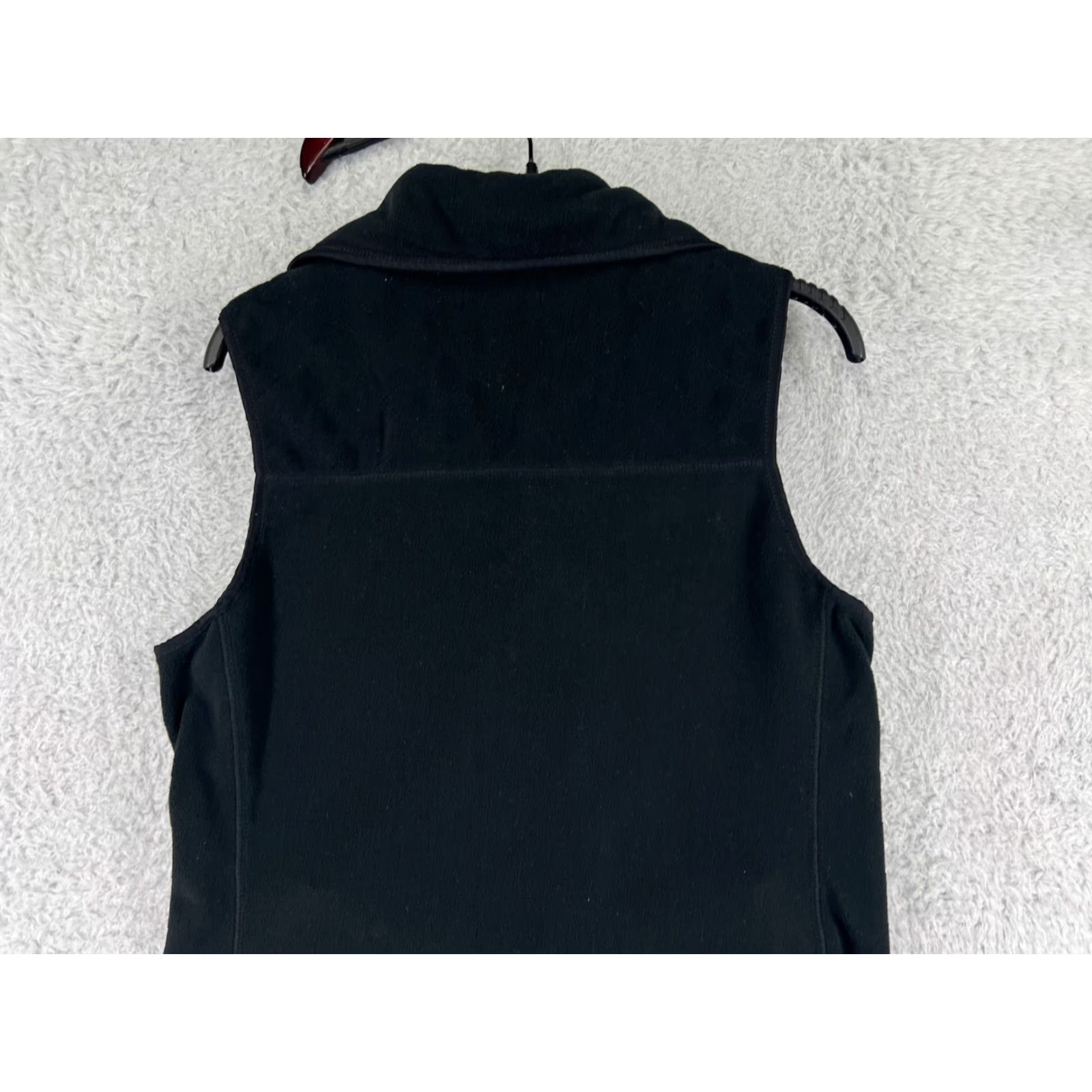 Izod IZOD Vest Women M Black Fleece 100% Polyester Full Zip Sleeveless Golf Size M / US 6-8 / IT 42-44 - 7 Thumbnail