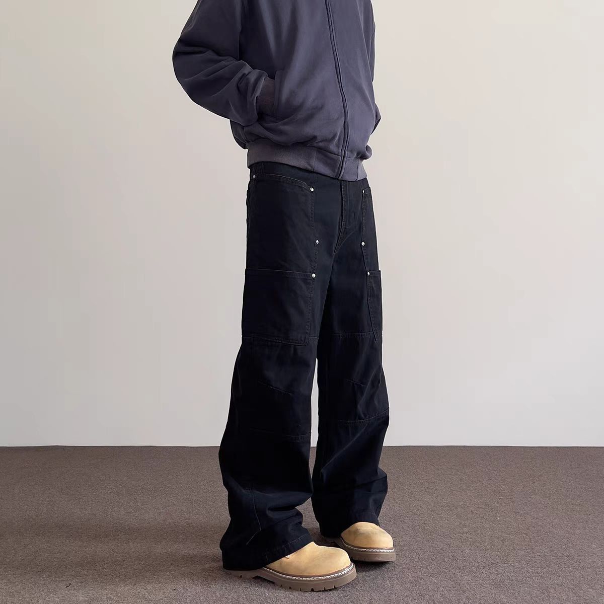 Designer × Jean × Vintage Street Vintage Workwear Casual Jeans Size US 34 / EU 50 - 4 Thumbnail
