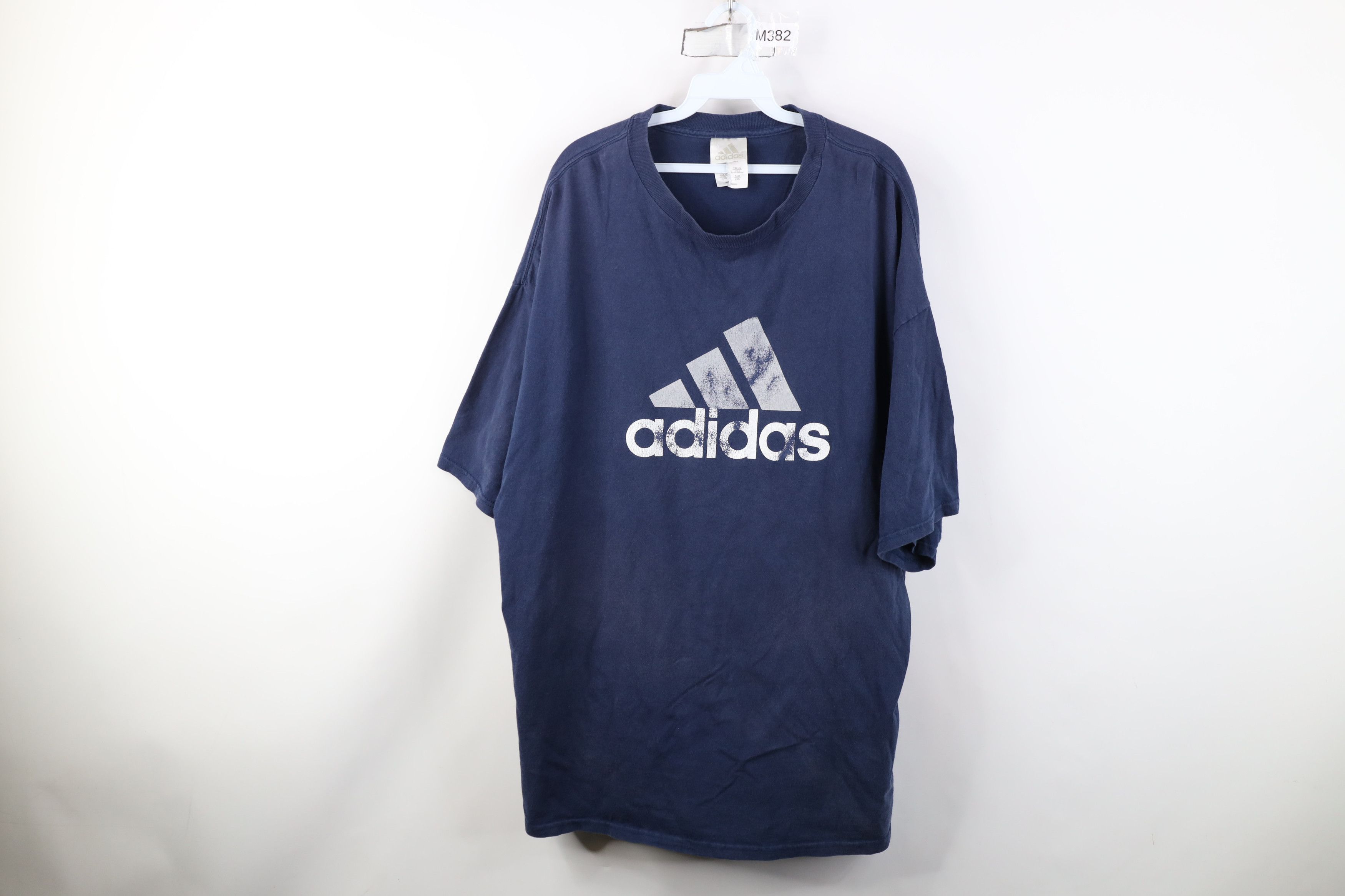Adidas Vintage 90s Adidas Spell Out Big Logo Short Sleeve T-Shirt Size US XXL / EU 58 / 5 - 1 Thumbnail