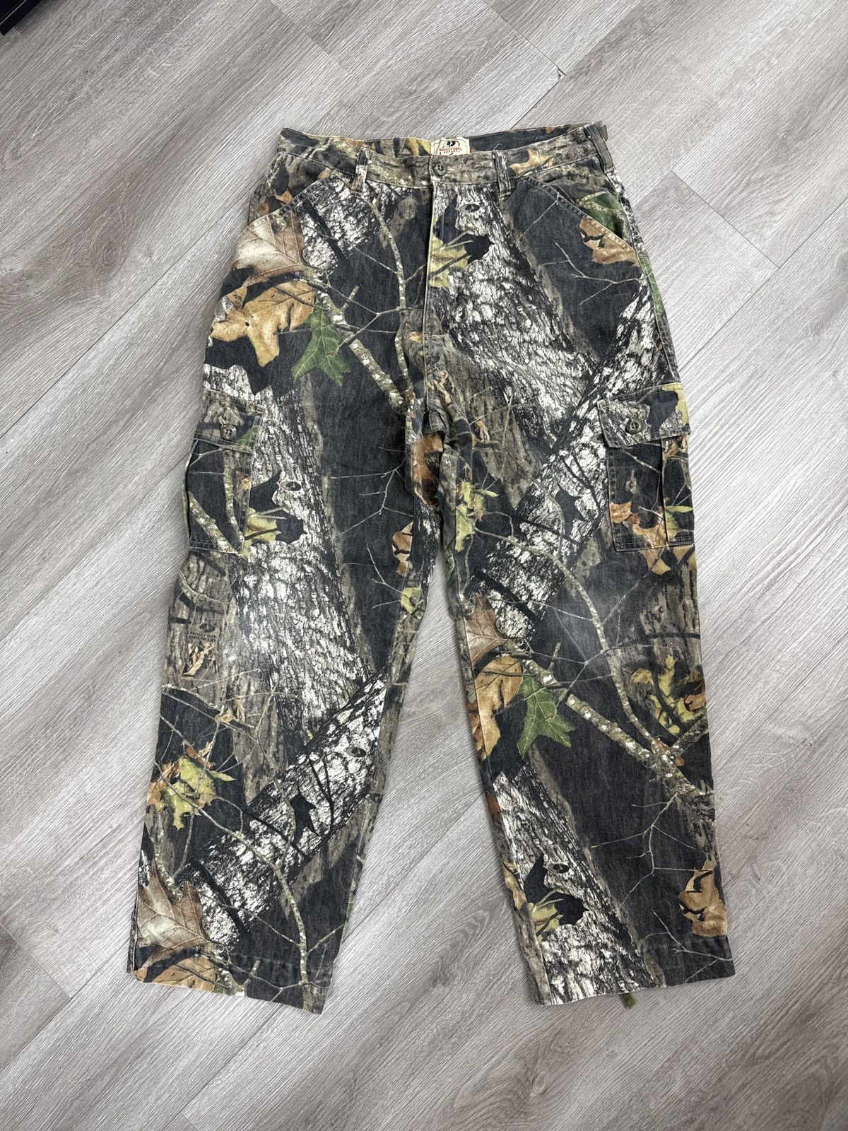 Mossy Oaks Vintage Camo Realtree Baggy Cargo Pants Size US 32 / EU 48 - 1 Thumbnail