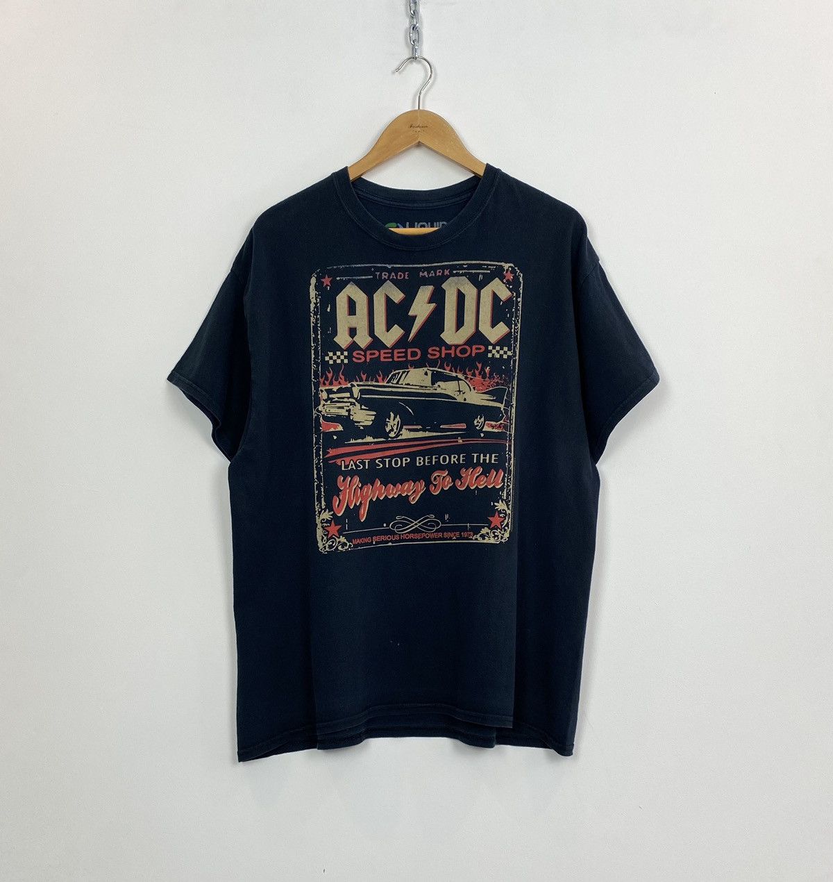 Band Tees AC/DC Speed Shop Highway To Hell T-shirt Size XL Top Black Size US XL / EU 56 / 4 - 1 Thumbnail