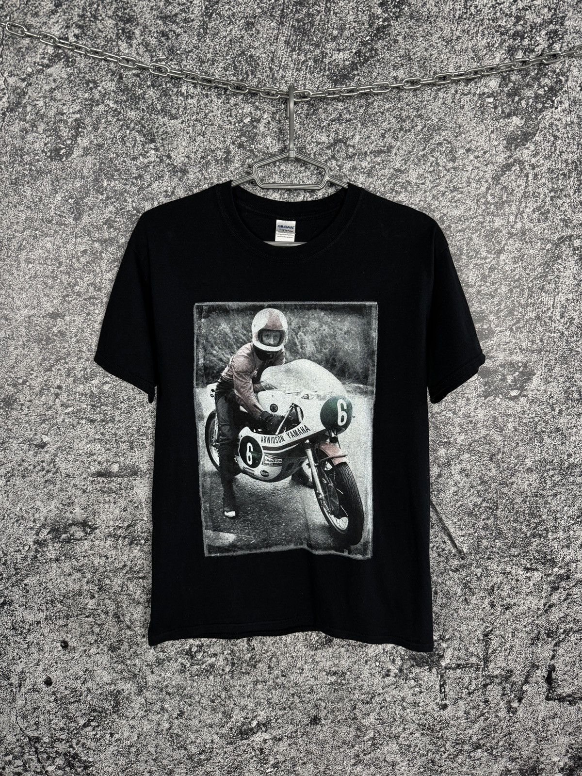 Yamaha Adwidson Yamaha Biker T-Shirt Champion Motorcycles Vintage Size US M / EU 48-50 / 2 - 1 Thumbnail