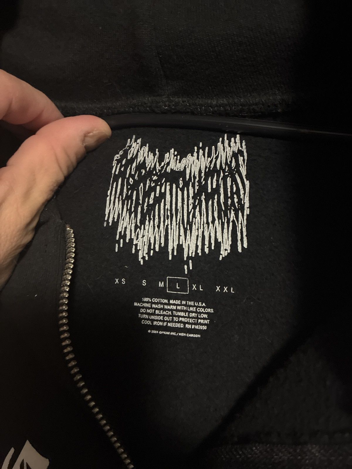 Ken Carson Ken Carson “More Chaos Tour” Zip Up Hoodie Size US L / EU 52-54 / 3 - 10 Thumbnail