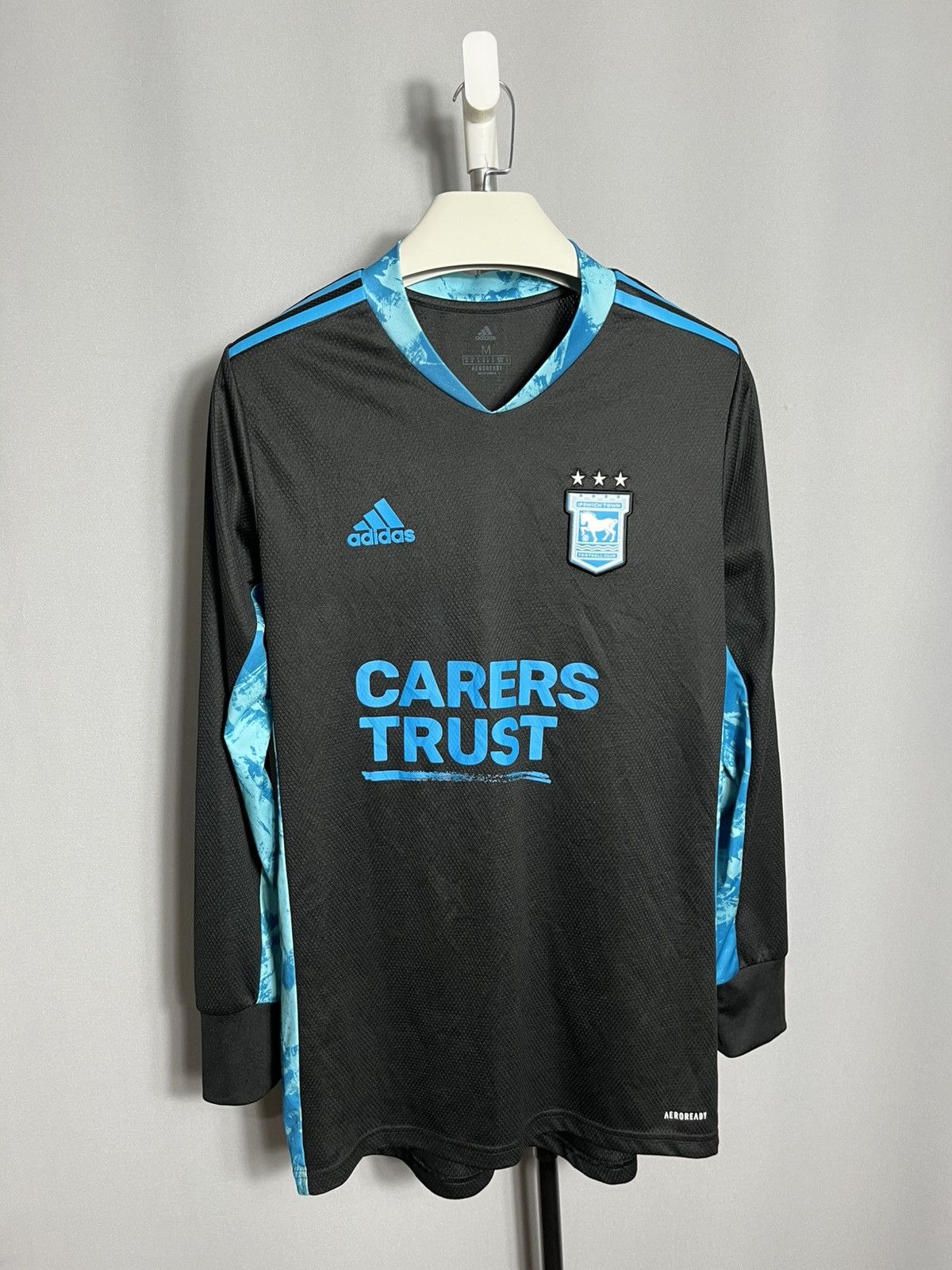 Adidas 2020 2021 Ipswich Town Goalkeeper Shirt Long Sleeve Jersey Size US M / EU 48-50 / 2 - 1 Thumbnail