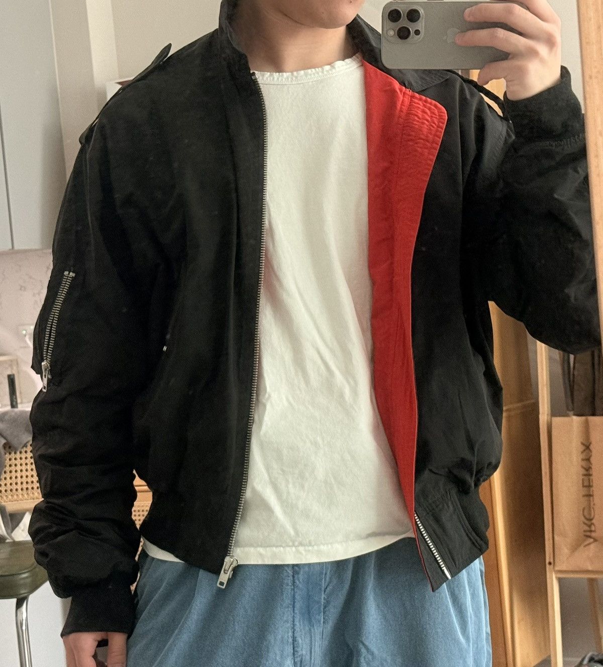 Other Dual-Zip Reversible Bomber Jacket Size US S / EU 44-46 / 1 - 3 Thumbnail