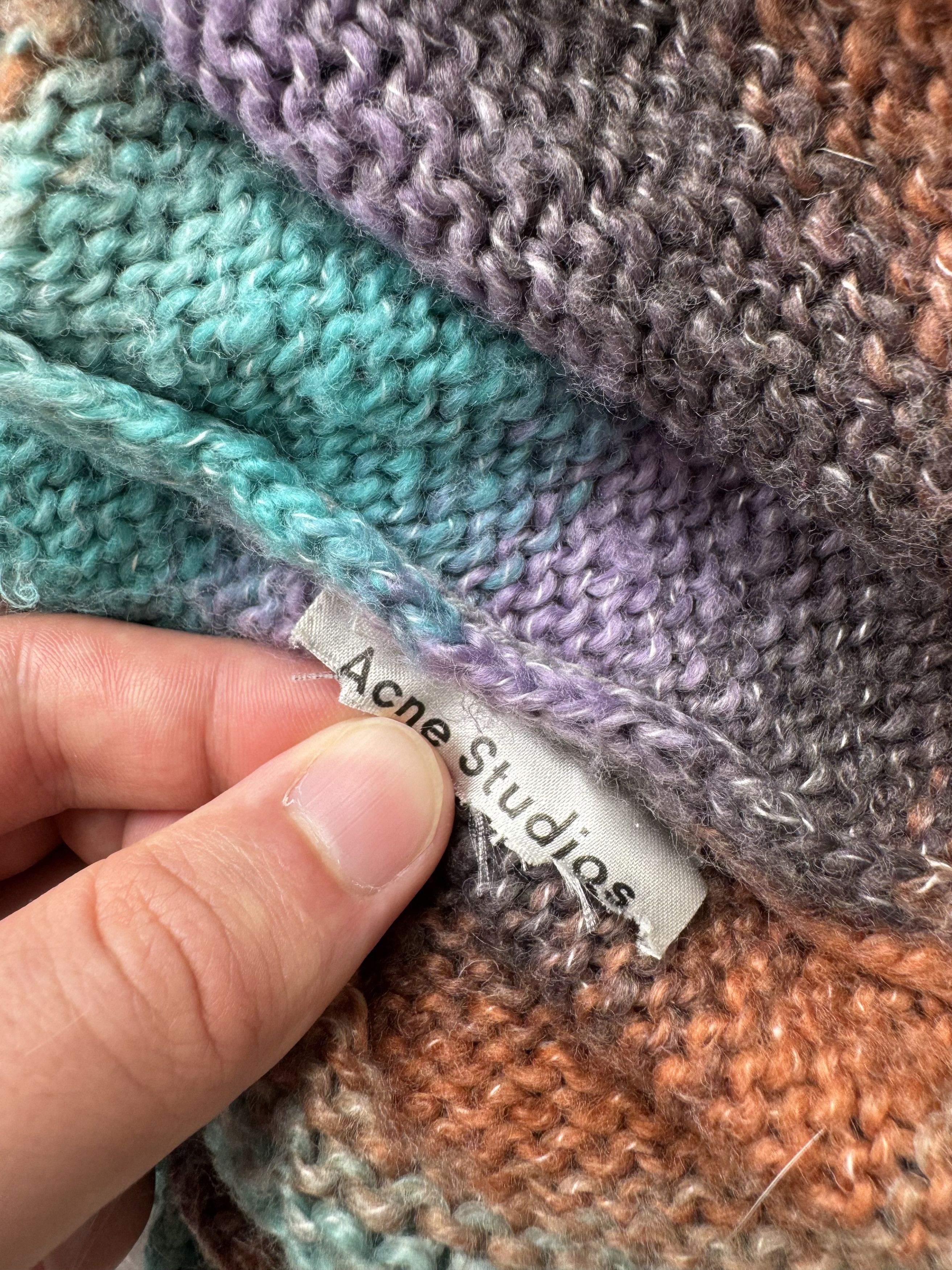 Acne Studios × Vintage Acne Studios Mohair Gradient Sweater Size M / US 6-8 / IT 42-44 - 8 Thumbnail