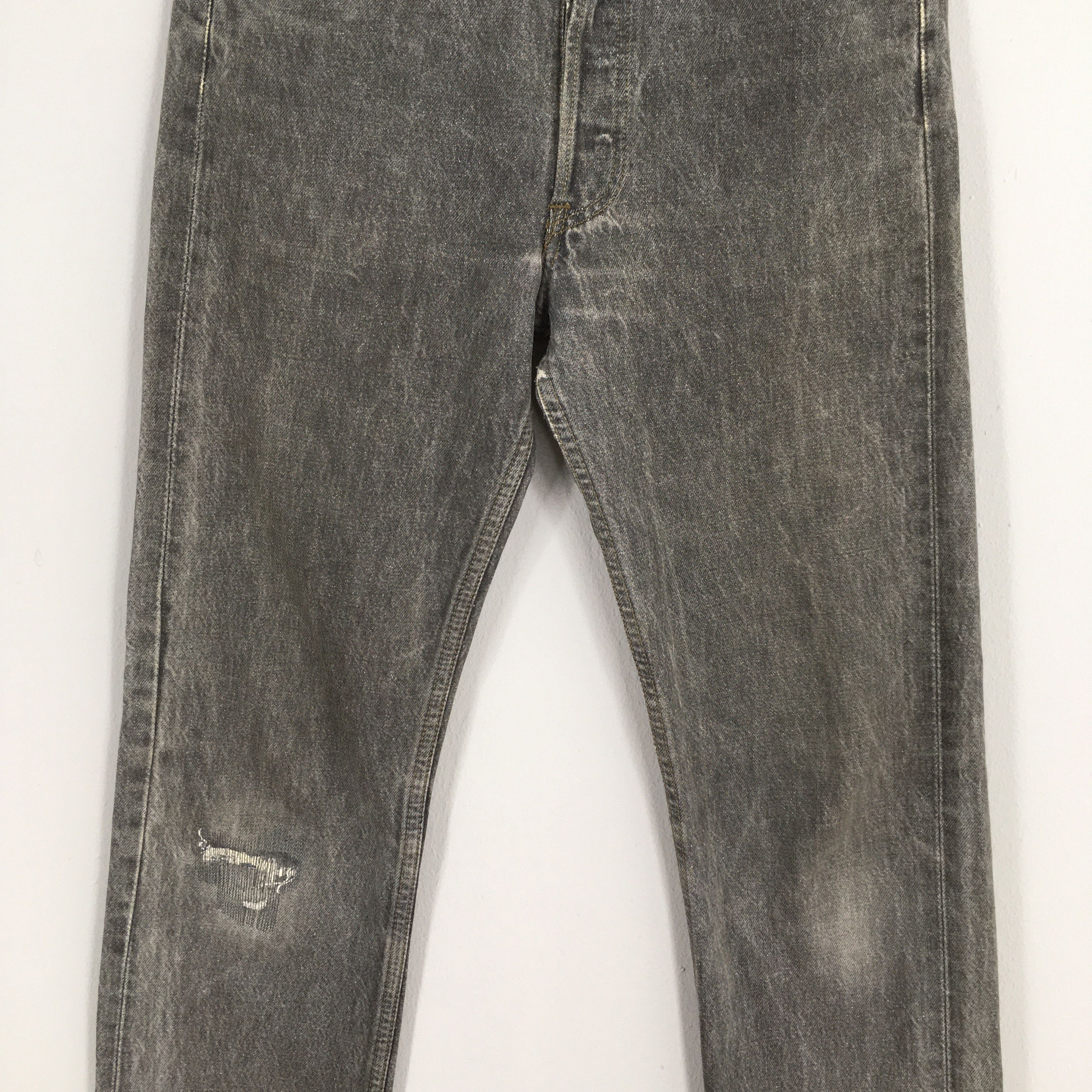 Levi's Size 30x30Vintage 90s Levi's 501 Faded Black Jeans S649 Size US 30 / EU 46 - 3 Thumbnail