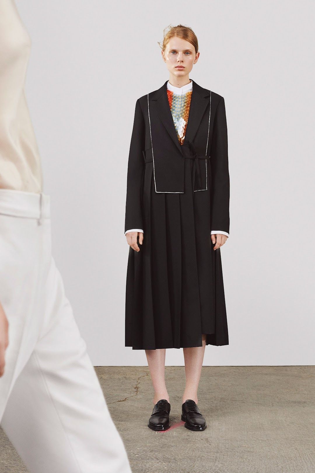 Jil Sander Wool Mohair Pleated Blazer Jacket Size S / US 4 / IT 40 - 10 Thumbnail