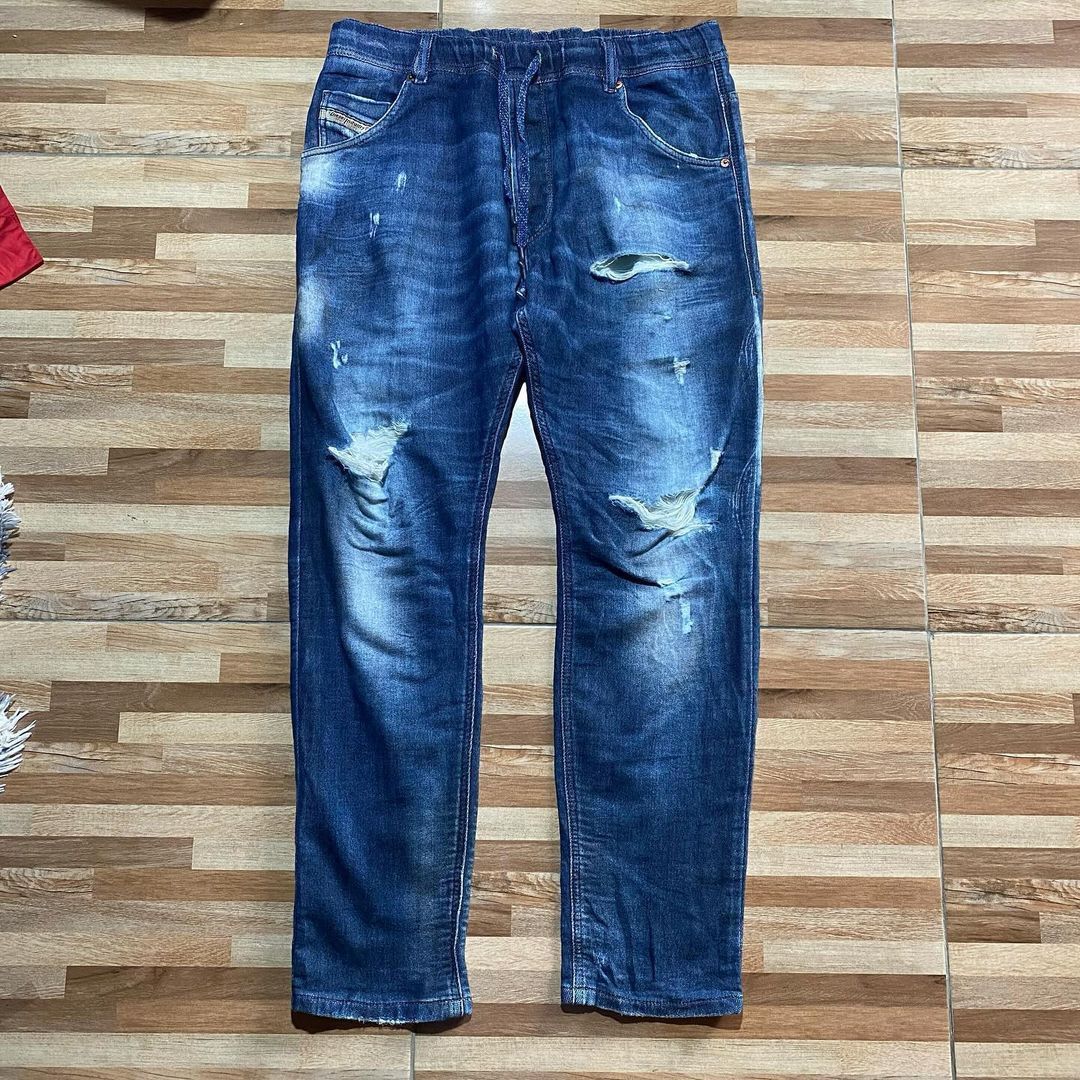 Designer × Diesel Diesel Krooley Ripped Denim Sweat Size US 32 / EU 48 - 1 Thumbnail