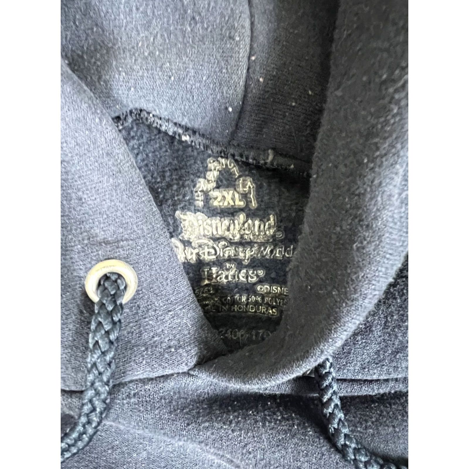 Disney VINTAGE Disney Mickey Mouse Hoodie Sweatshirt 2XL Blue Men Pullover Hooded Graphic Print Retro 90s Cartoon Classic Size US XXL / EU 58 / 5 - 5 Thumbnail