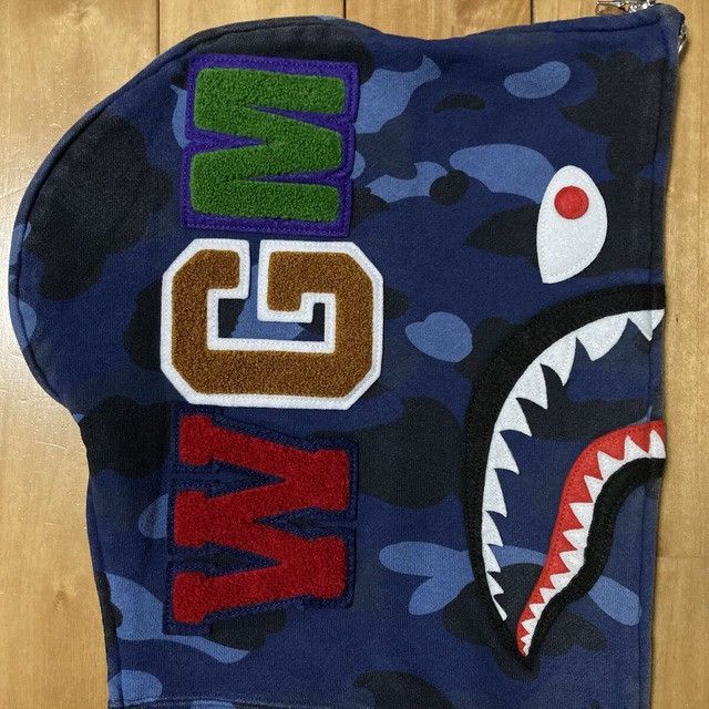 Bape BAPE Purple camo x Blue camo separate shark full zip hoodie Size US M / EU 48-50 / 2 - 5 Thumbnail