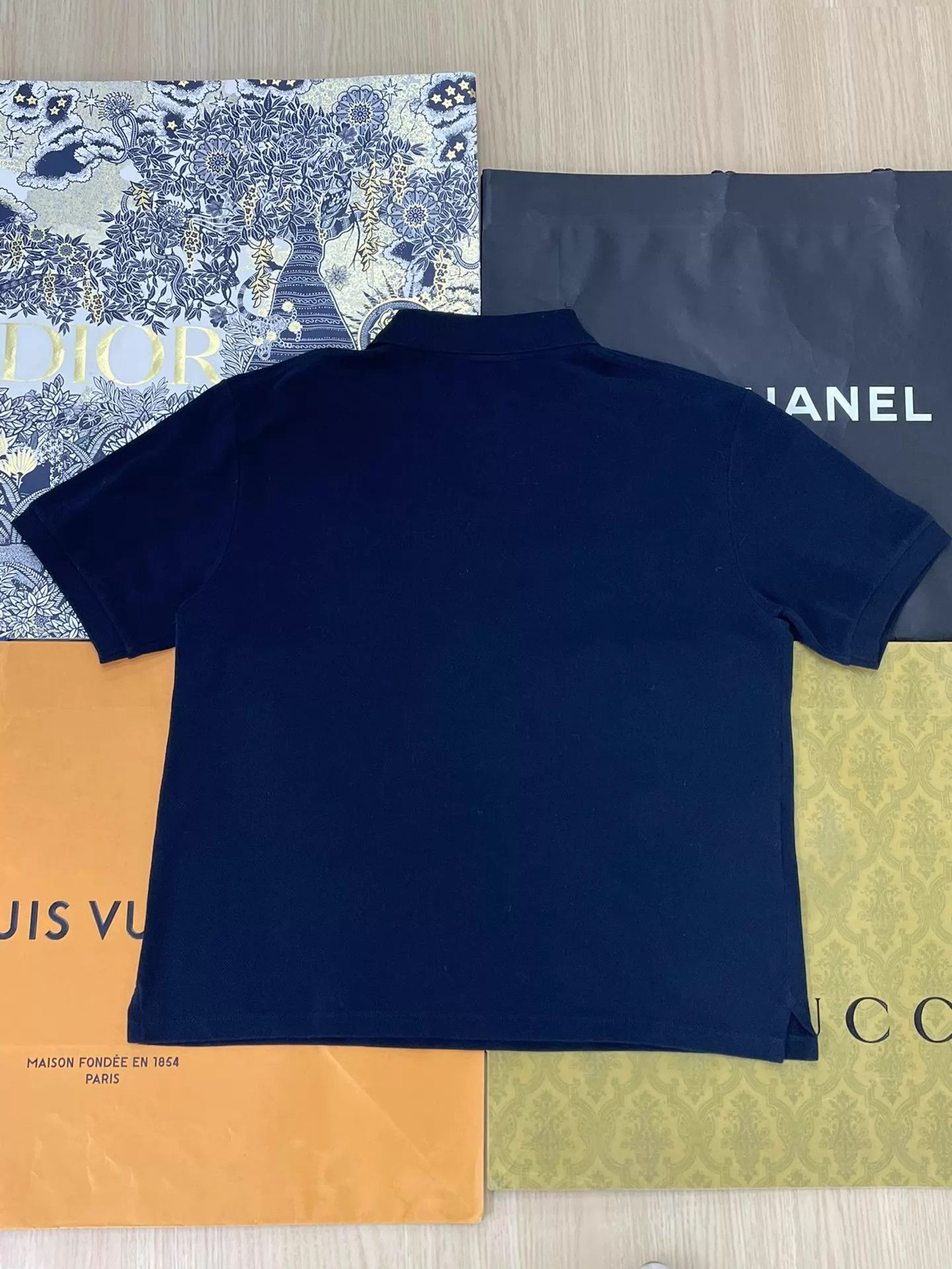 Miu Miu MIU MIU Navy Blue Collared Polo Short Sleeve Shirt M Size M / US 6-8 / IT 42-44 - 3 Thumbnail