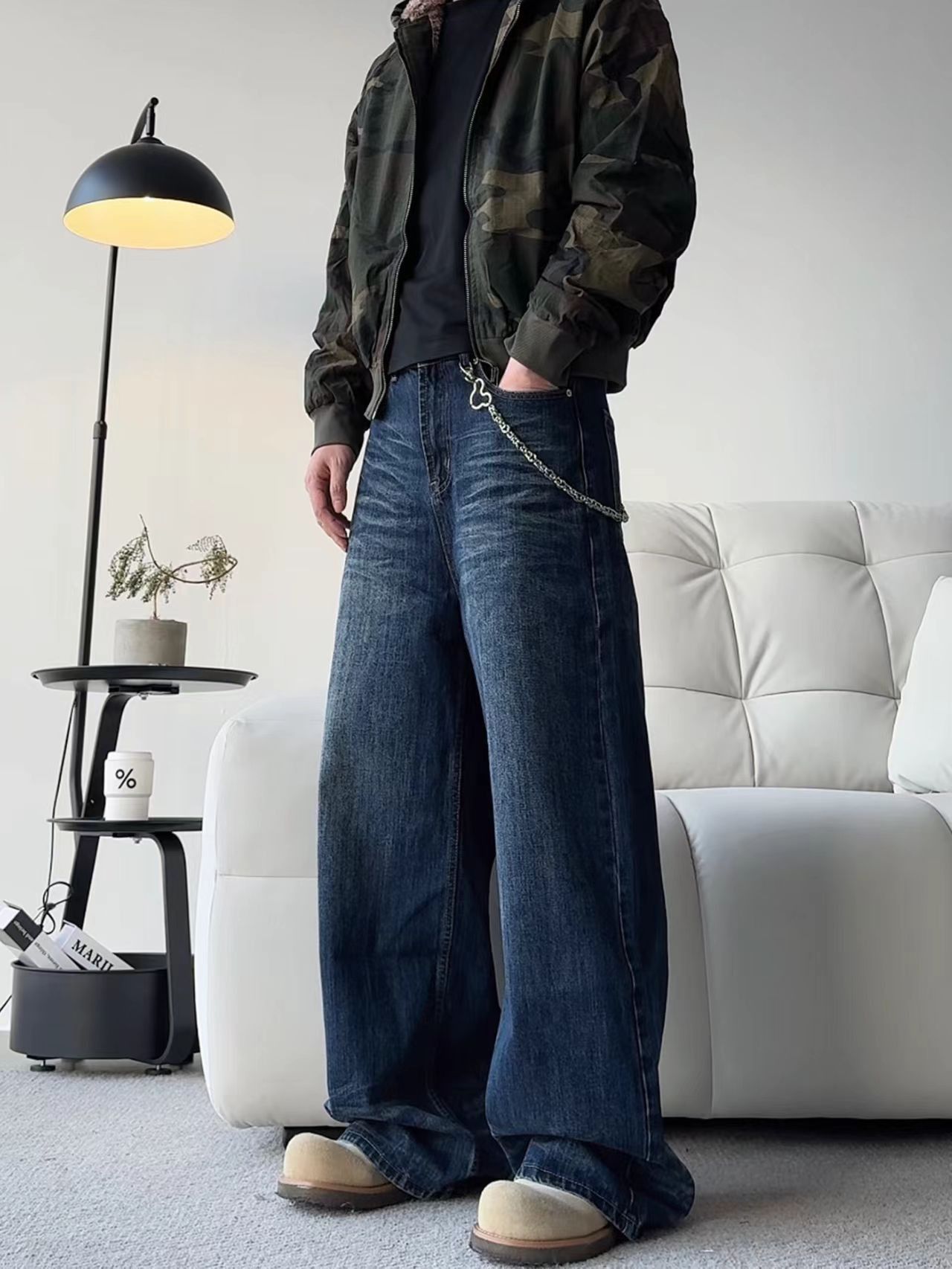 Japanese Brand × Vintage Vintage Cat Whiskers Street Straight Loose Jeans Size US 28 / EU 44 - 5 Thumbnail