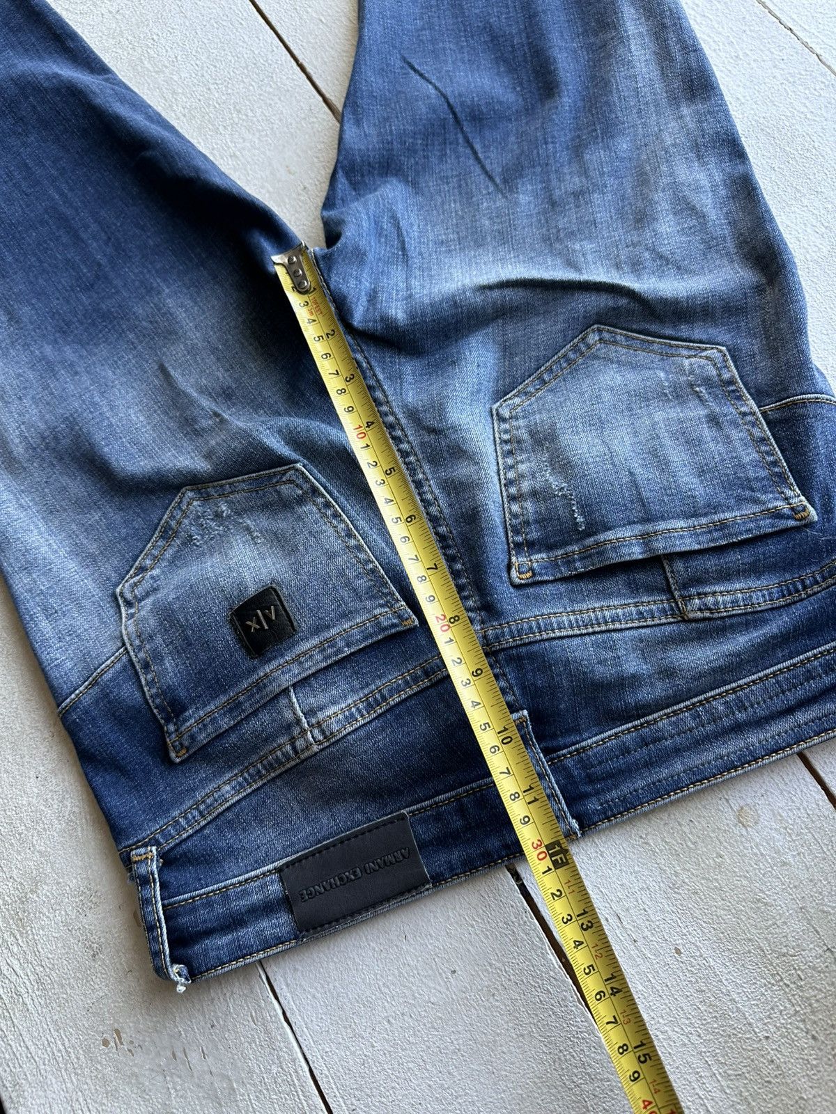 Armani 🚨Gothic Armani Regular Slim relax Flared Jeans Womens Size 27" / US 4 / IT 40 - 13 Thumbnail