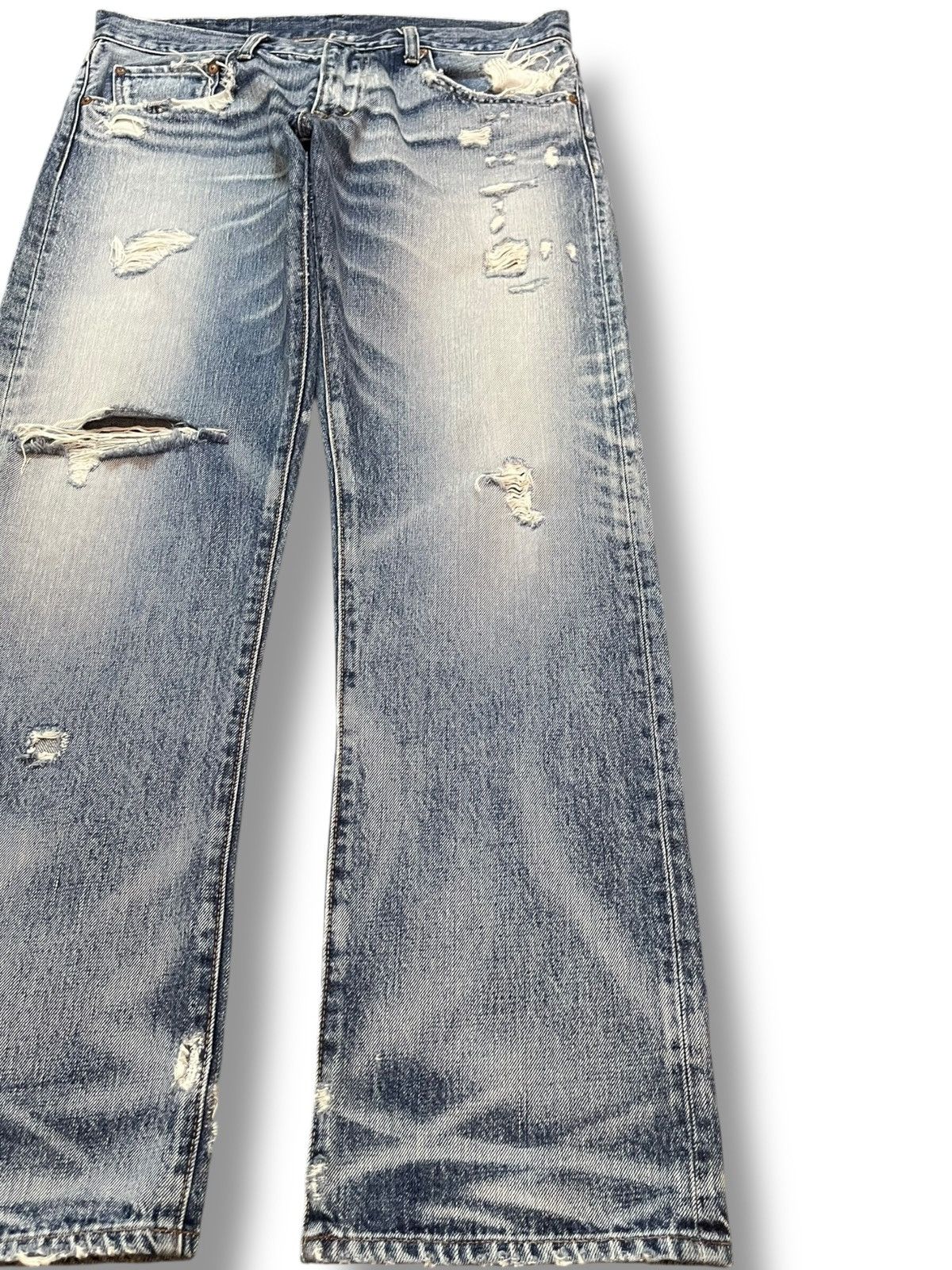 Hysteric Glamour Vintage RNAINC Faded Grunge Distressed Denim Size US 33 - 4 Thumbnail