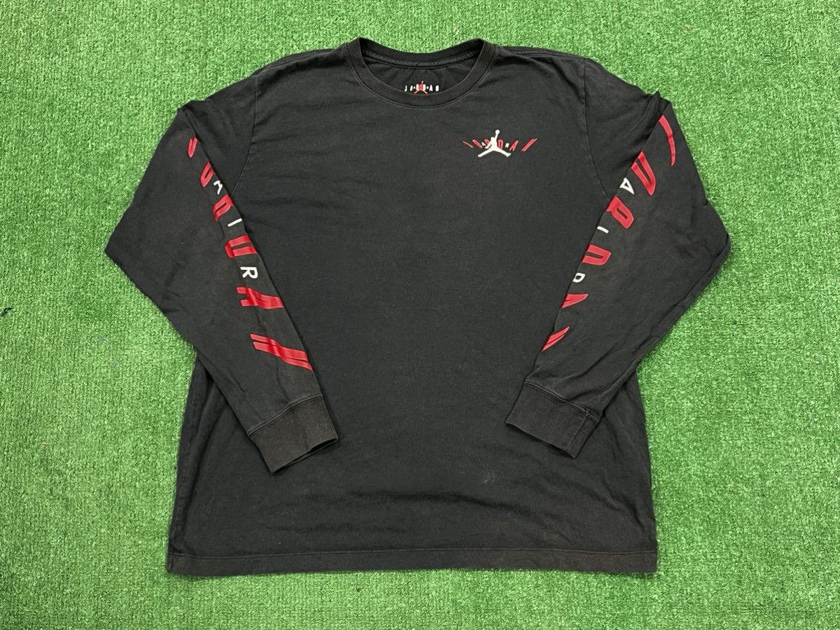 Jordan Brand Air Jordan Spellout Long Sleeve Tee & Sweatpants Size US 32 / EU 48 - 8 Thumbnail