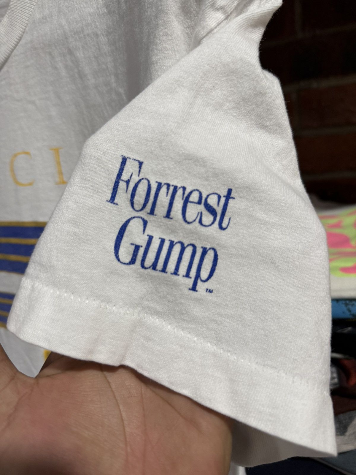 Vintage Vintage 90s Forrest Gump Movie Tee Size US L / EU 52-54 / 3 - 4 Thumbnail