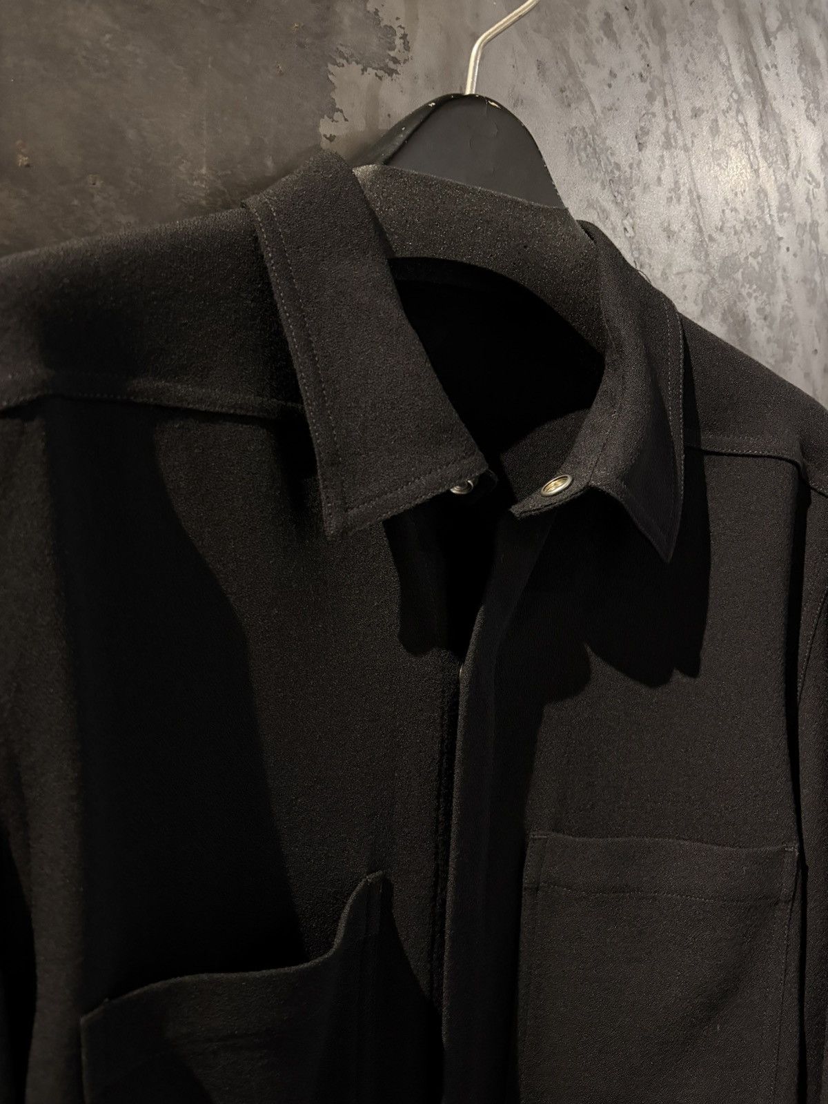 Rick Owens RICK OWENS CREPE OUTERSHIRT Size US M / EU 48-50 / 2 - 3 Thumbnail