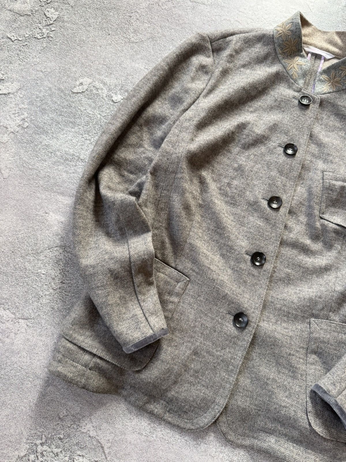 Bogner × Designer Bogner EU46 US16 wool blazer jacket coat Size XXL / US 16-18 / IT 52-54 - 3 Thumbnail
