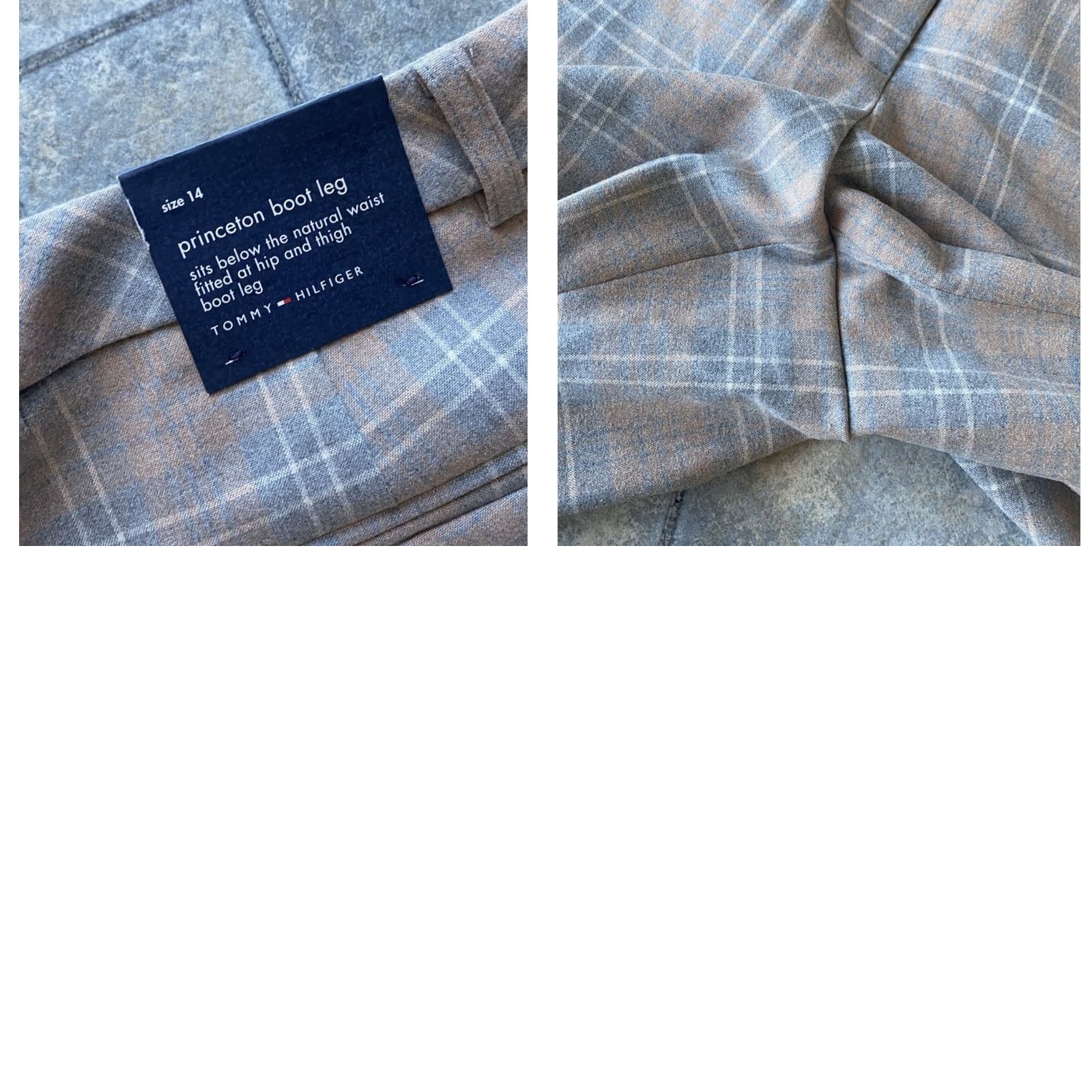 Tommy Hilfiger Tommy Hilfiger Women’s Pants 14 Plaid Princeton Boot Leg Multicolor NWT New Size 36" / US 14 / IT 50 - 10 Thumbnail