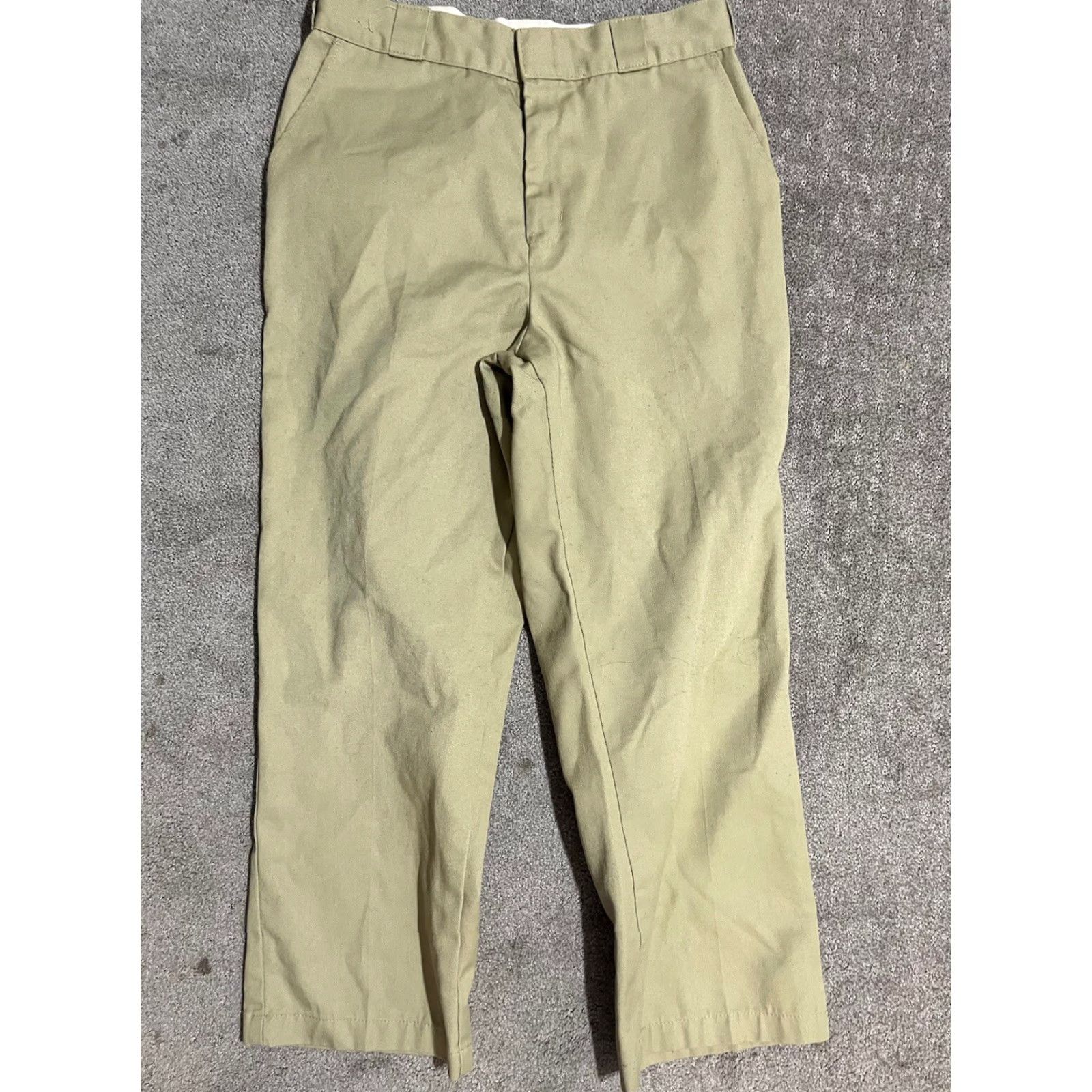 Dickies Dickies Unisex Adults Pants Workwear 28x26 Beige Khaki 28 Inseam Chino Casual Regular Vintage: No (but avoid adding "Vintage" since Not Vintage) Size US 28 / EU 44 - 3 Thumbnail