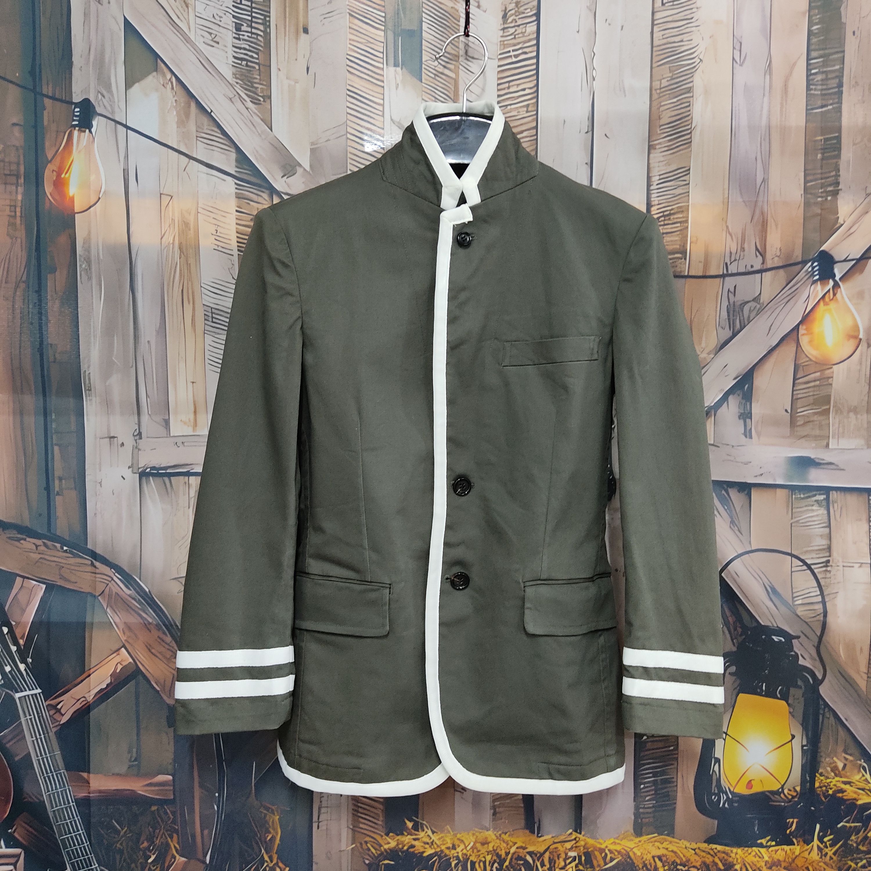 Comme des Garcons COMME des GARÇON Piping Tailored Stripe Jacket Size US XS / EU 42 / 0 - 1 Thumbnail