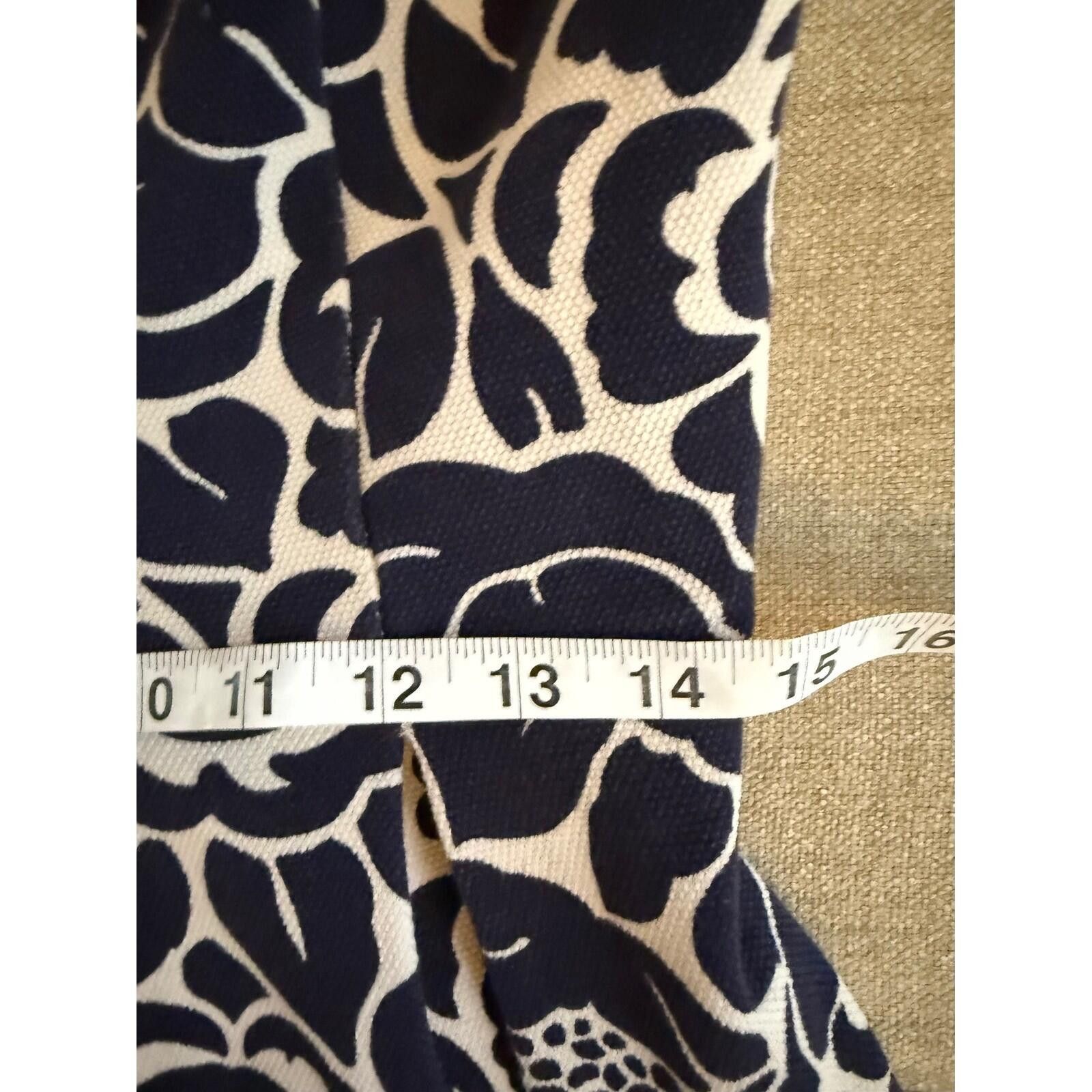Boden Boden Navy Blue Floral Fit & Flare Dress Short Sleeve Size 8 Size M / US 6-8 / IT 42-44 - 10 Thumbnail