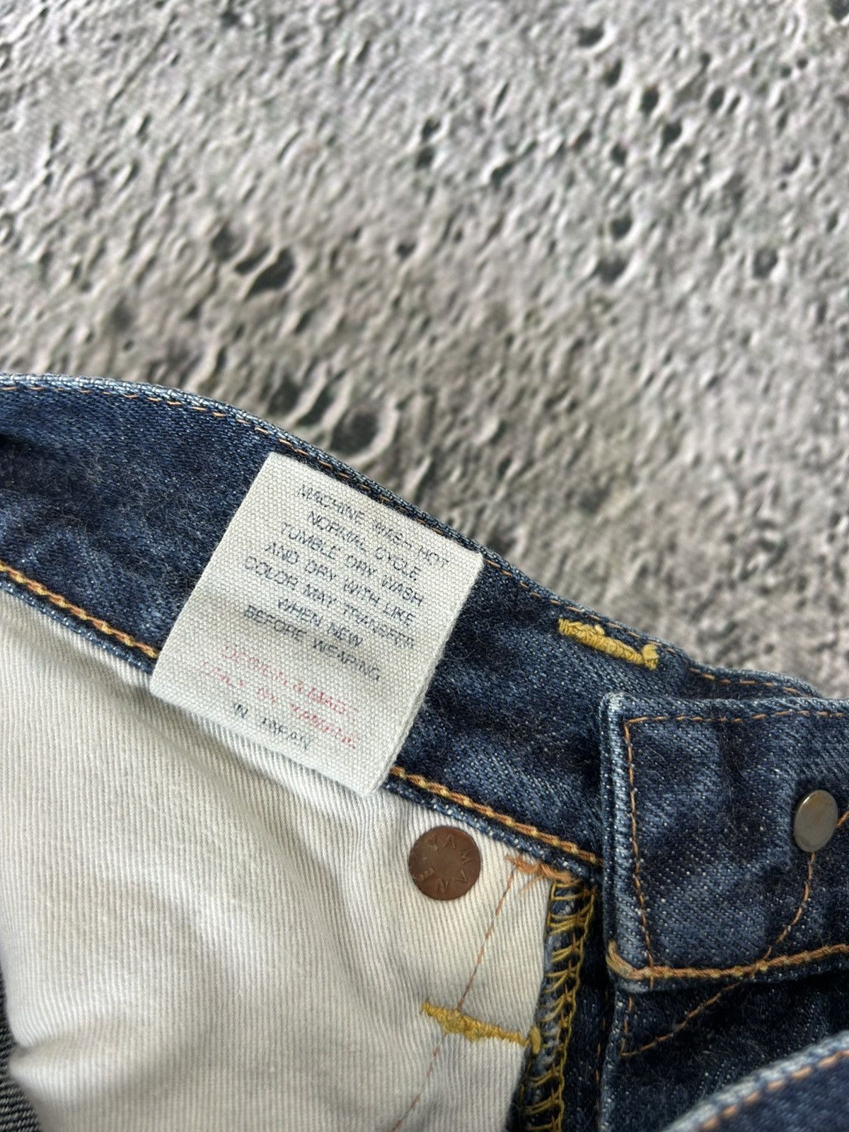 Evisu Evisu jeans daicock vintage selvedge navy big logo white Size 28" / US 6 / IT 42 - 11 Thumbnail