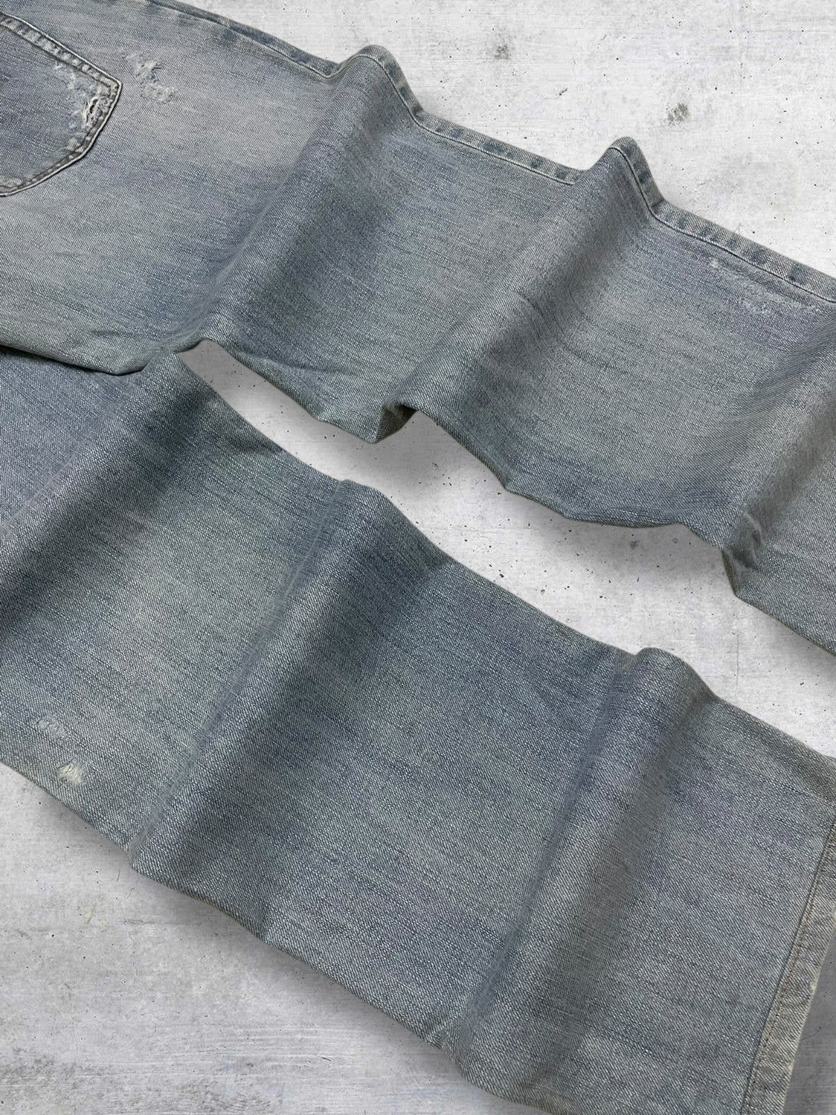 Dolce & Gabbana DOLCE & GABBANA 90S DESIGNER DISTRESSED BLUEWASHED DENIM Size US 36 / EU 52 - 15 Thumbnail