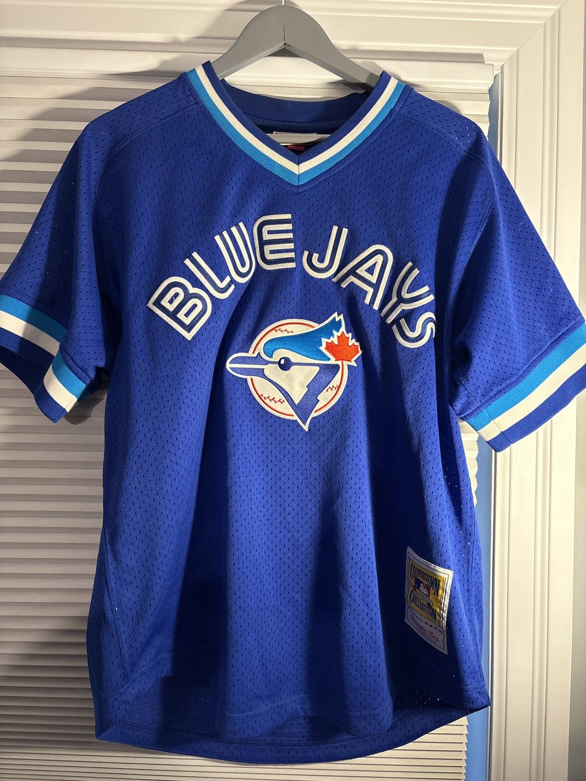 Mitchell & Ness Blue Jays #12 Roberto Alomar Cooperstown Collection Jersey Size US M / EU 48-50 / 2 - 1 Thumbnail