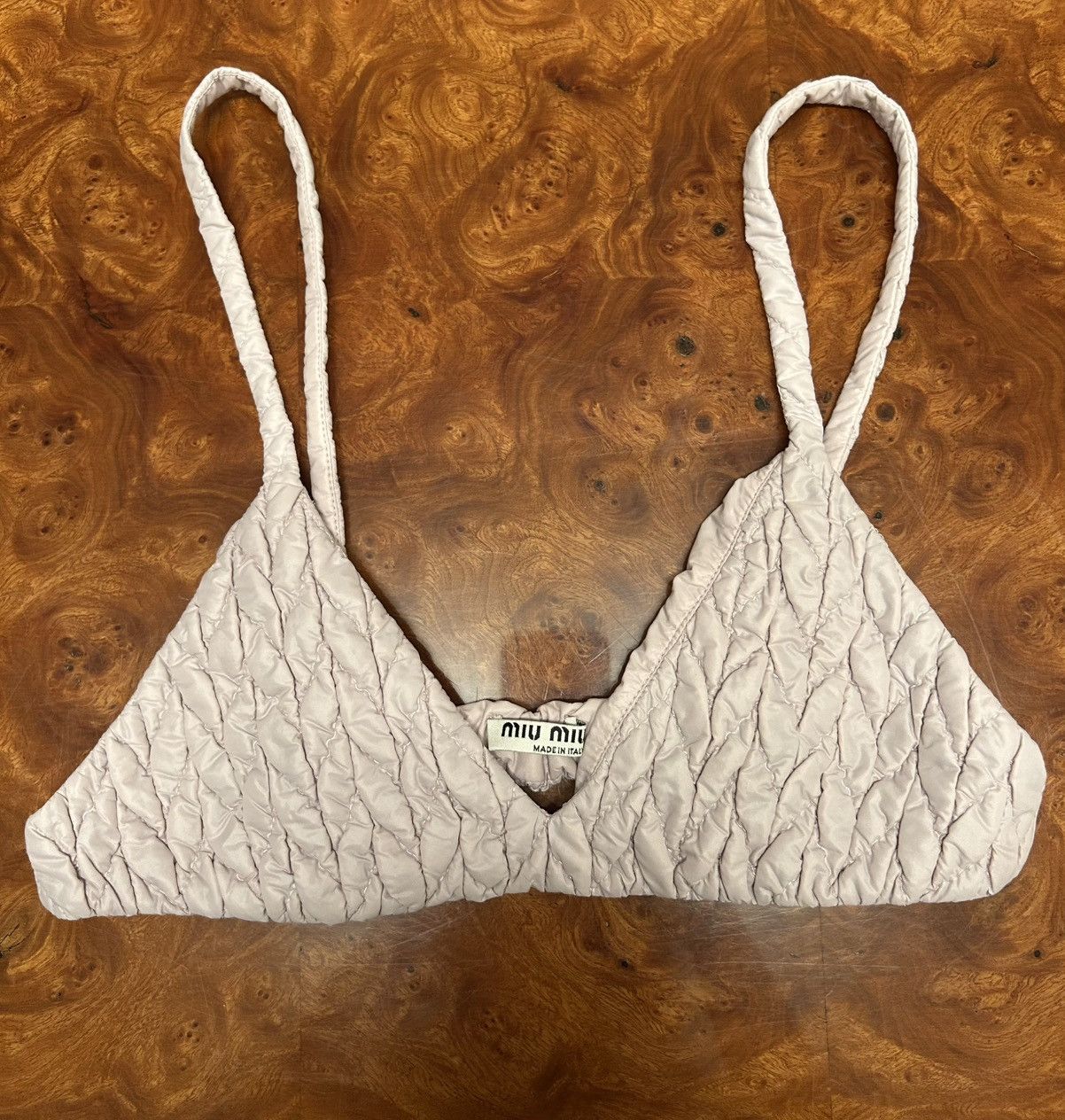 Miu Miu Miu Miu quilted bra Size S / US 4 / IT 40 - 1 Thumbnail