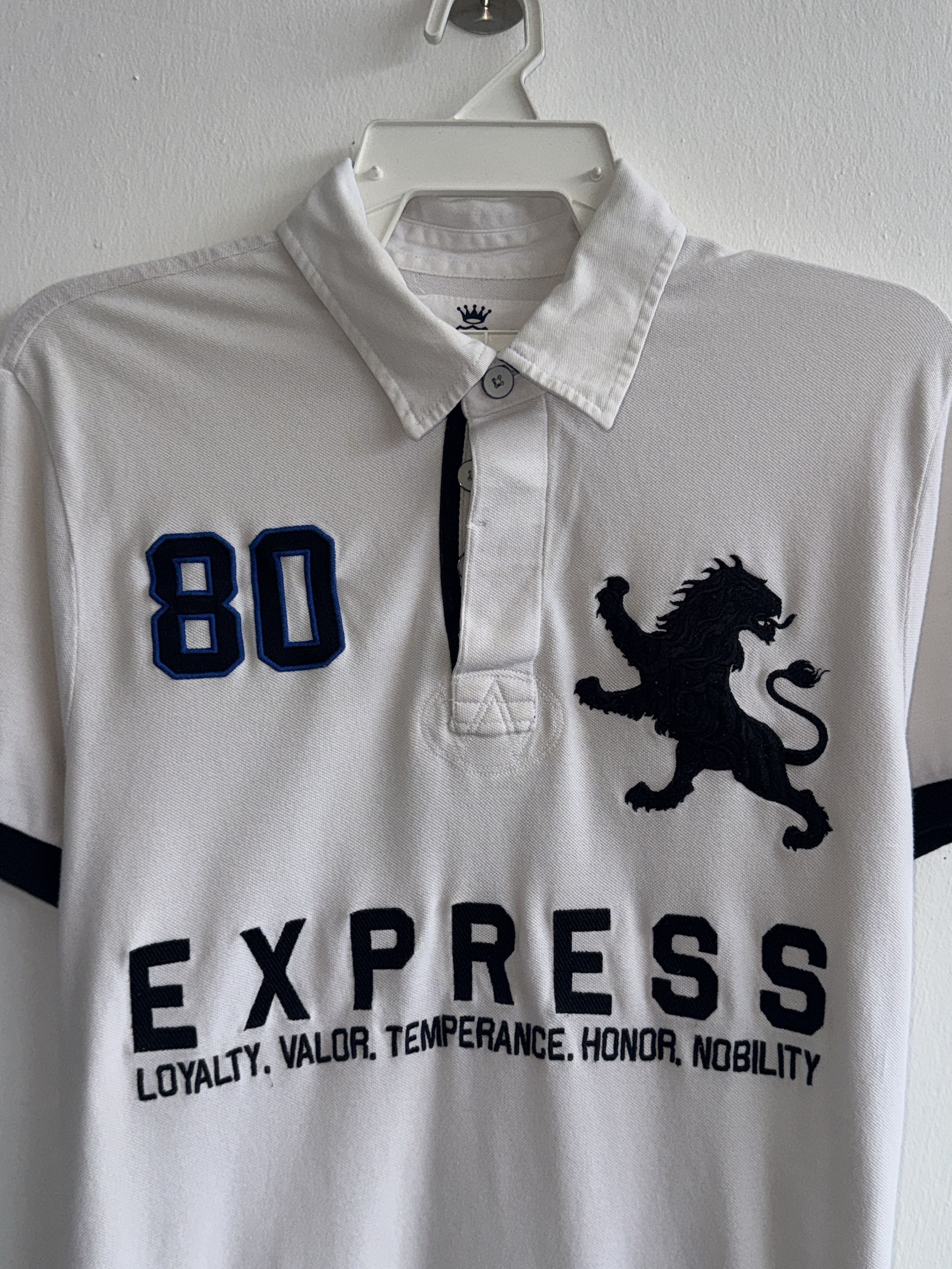 Express Express Polo T-Shirt Size M / US 6-8 / IT 42-44 - 2 Thumbnail