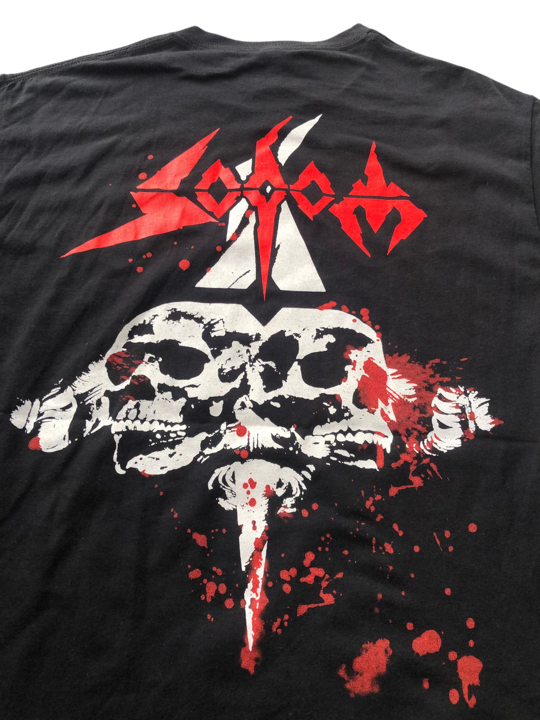 Band Tees 🔥Vintage Y2K SODOM 'In War And Pieces' Metal Grind T-Shirt Size US L / EU 52-54 / 3 - 5 Thumbnail