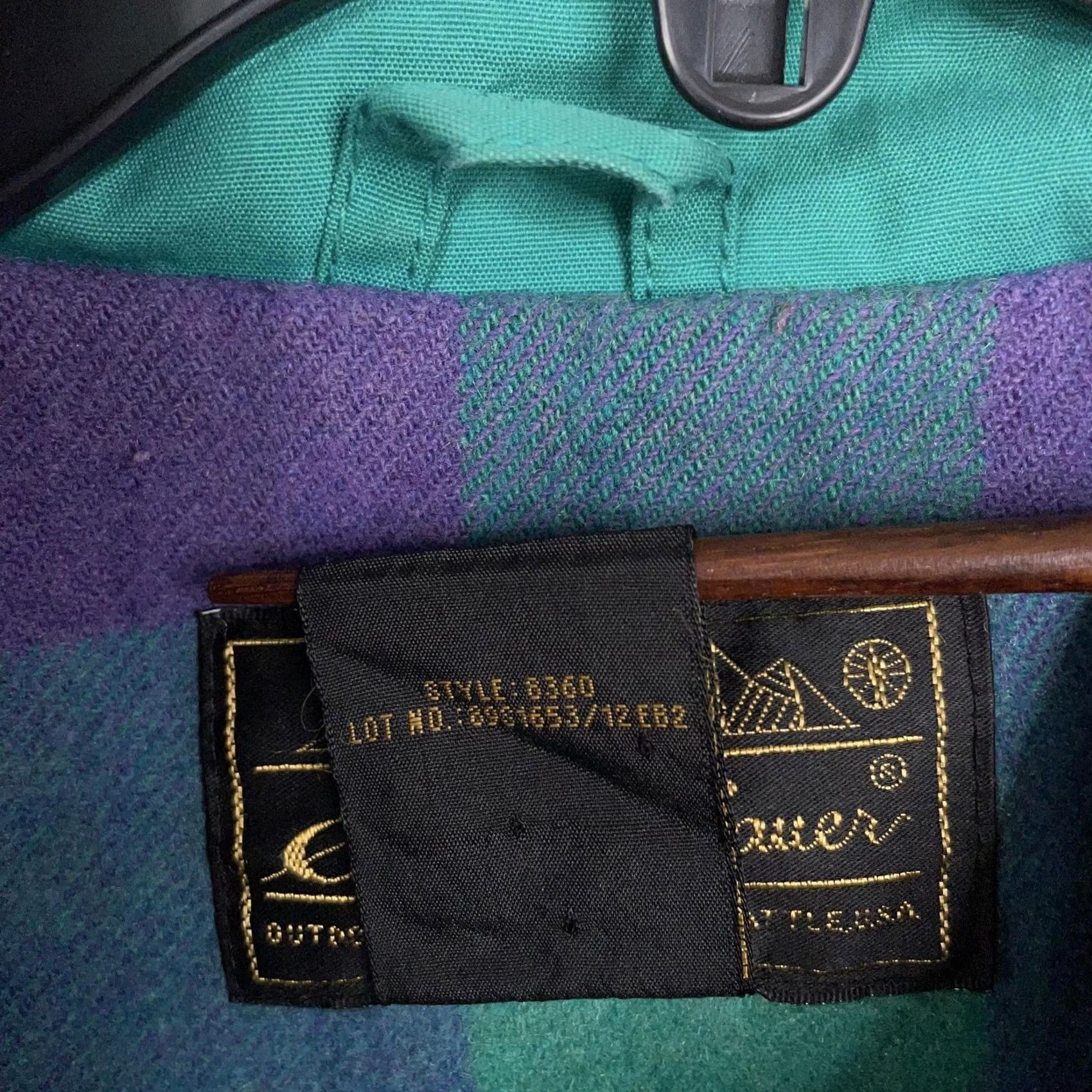 Eddie Bauer VINTAGE Eddie Bauer Jacket Womens Large Teal Wool Lined Field Coat Pockets 90s Size L / US 10 / IT 46 - 7 Thumbnail