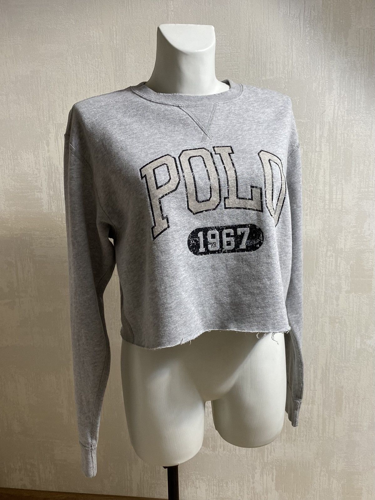 Ralph Lauren Vintage Polo Ralph Lauren 1967 Cropped Grey Sweatshirt S Size S / US 4 / IT 40 - 8 Thumbnail