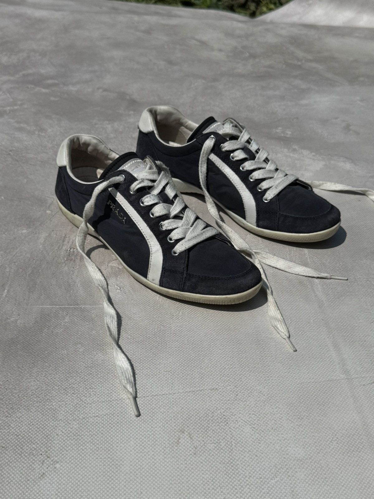 Prada Prada Nylon&Suede Sneakers Size US 9 / IT 39 - 1 Thumbnail