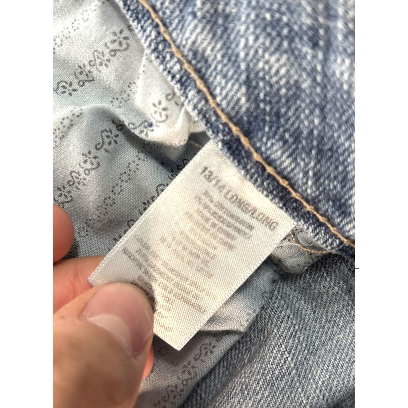 Vintage VINTAGE Aéropostale Jeans Womens 14 Tall Skinny Light Wash 34x33 Blue Flare Hailey 90s Womens Size 36" / US 14 / IT 50 - 7 Thumbnail