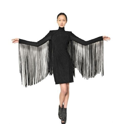 Gareth Pugh Gareth Pugh Suede Dress Size XS / US 0-2 / IT 36-38 - 9 Thumbnail