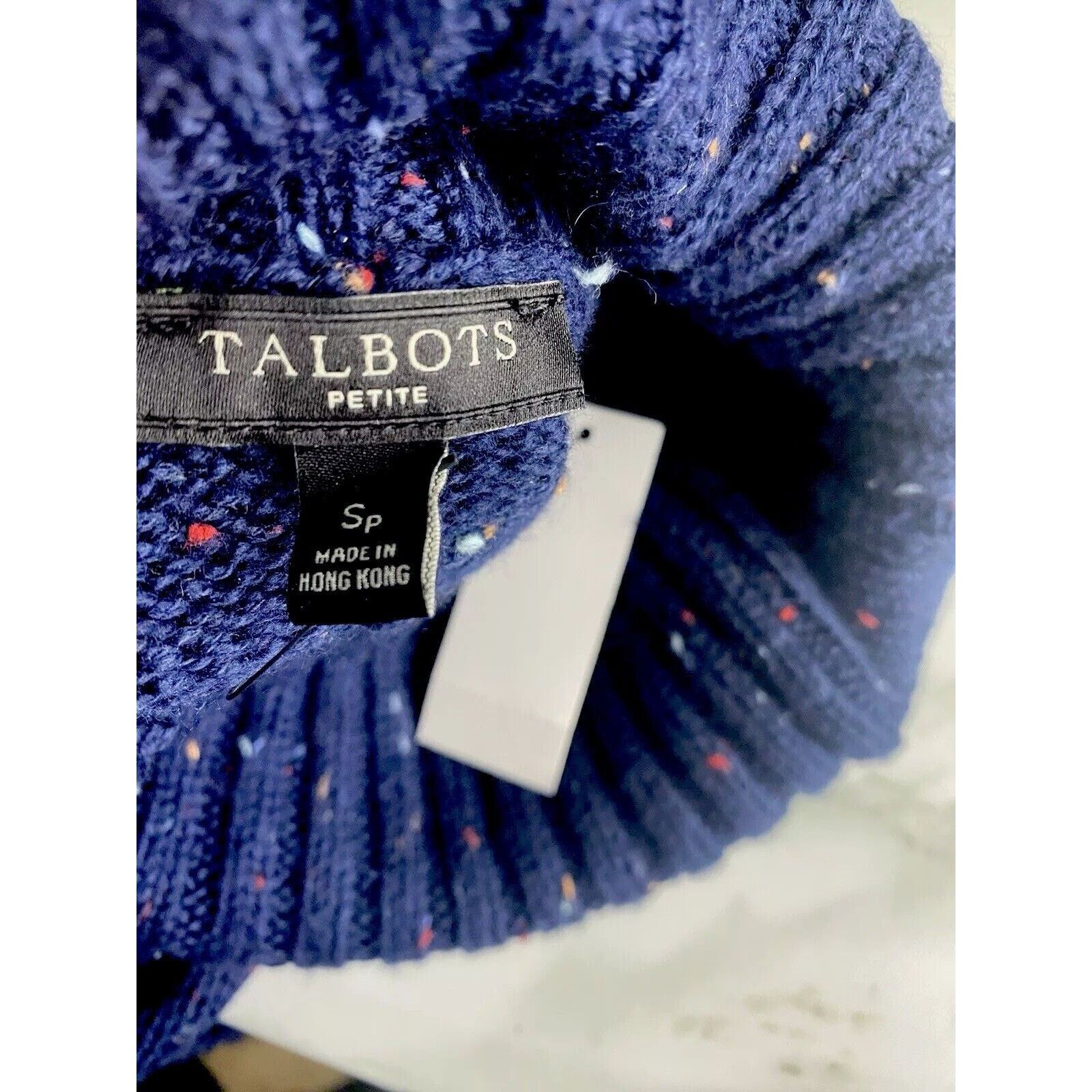 The Unbranded Brand NWT Talbots Knit Split Neck Long Sleeve Midi Sweater Dress Size S / US 4 / IT 40 - 11 Thumbnail