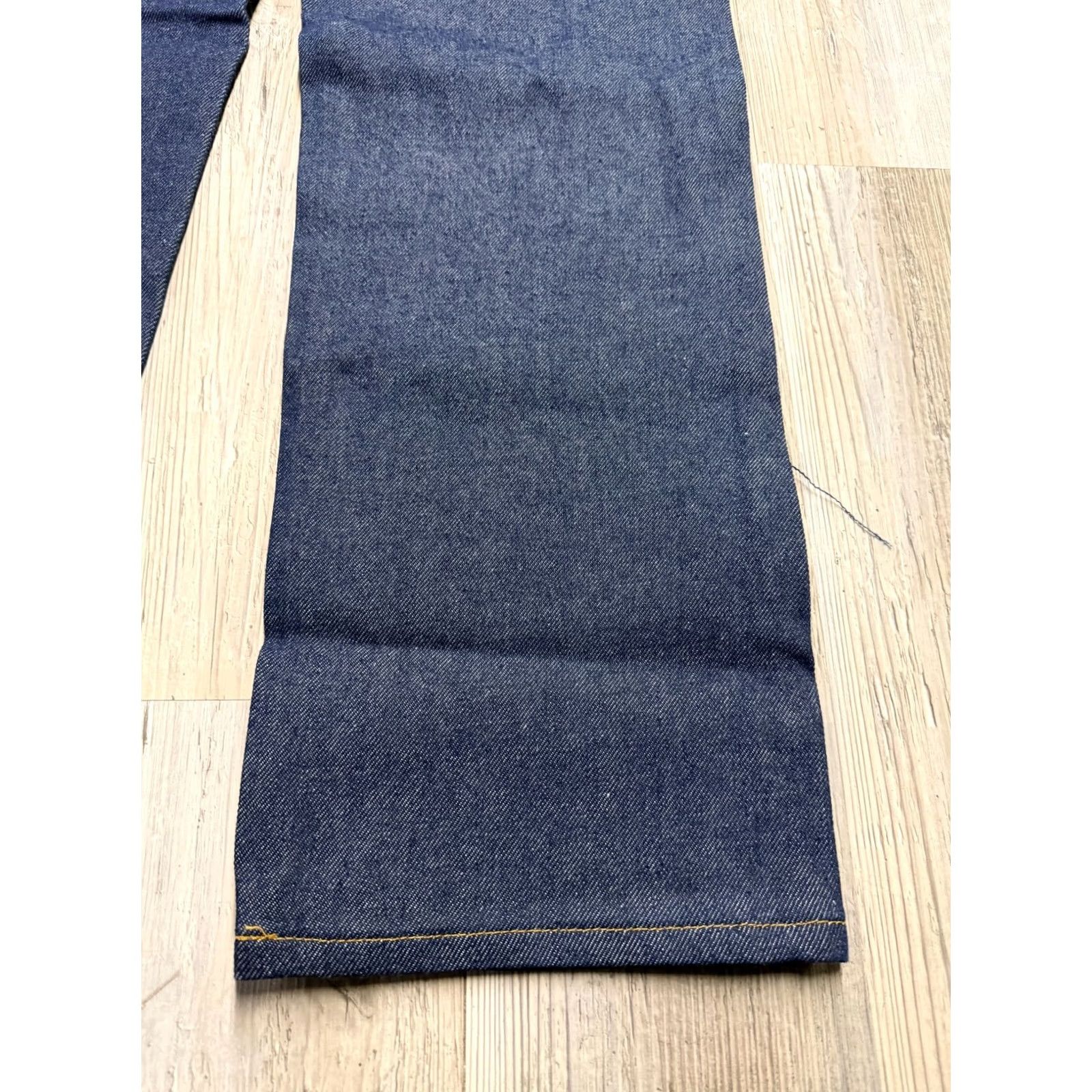 Denime VINTAGE BIG BEN Raw Denim Jeans Dark Indigo Workwear 34x32 NWT NOS Mens Size US 34 / EU 50 - 6 Thumbnail